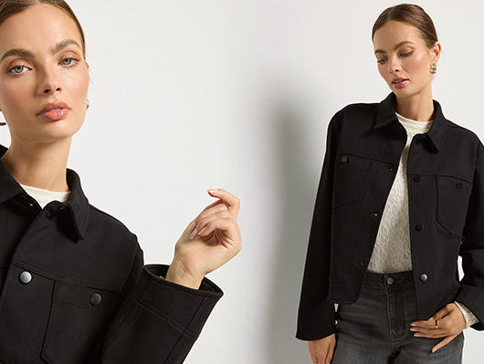 Rachael on the Long Weekend Twill Jacket