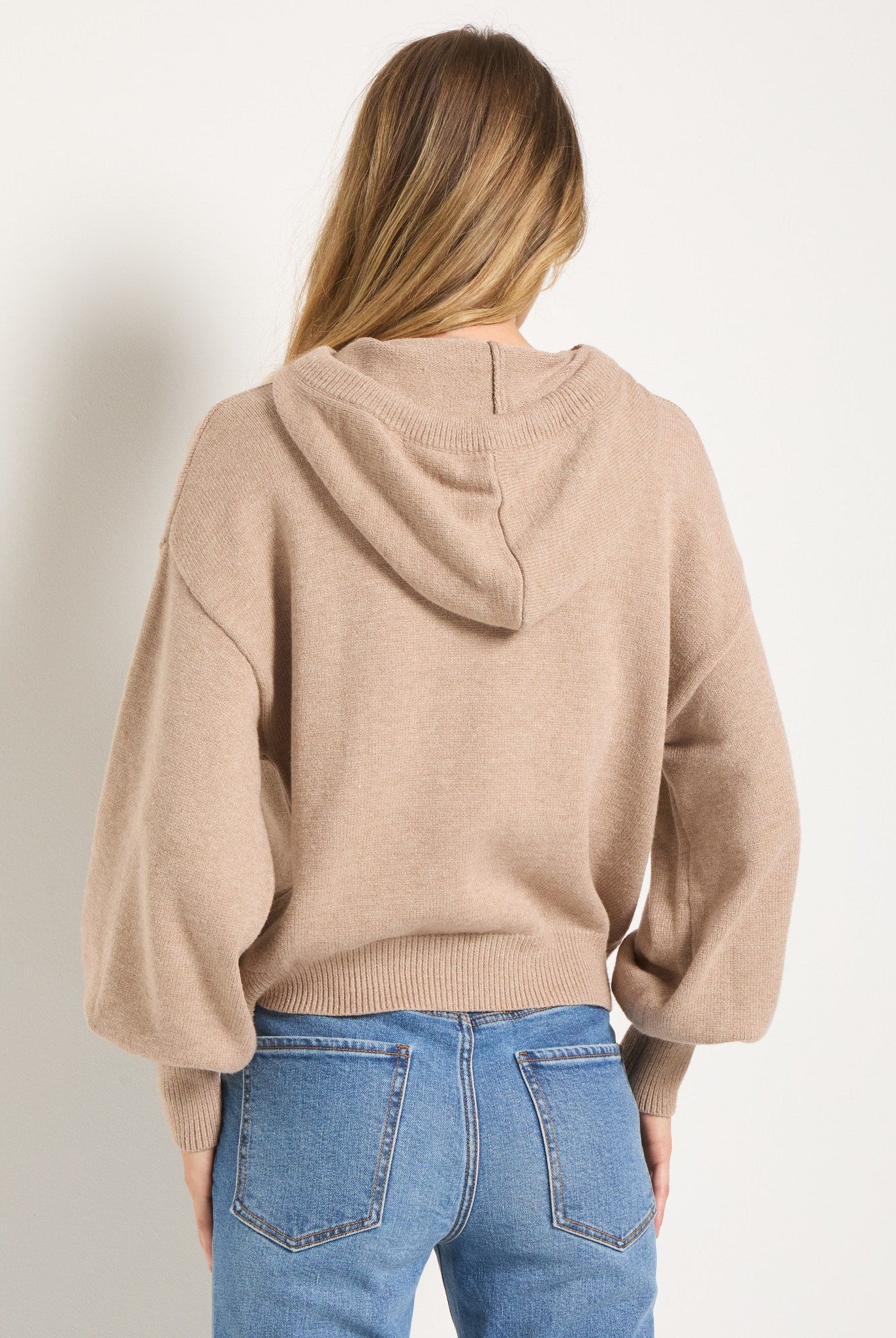 Khaki $|& SEAS Grove Hooded Sweater - UGC On Fig