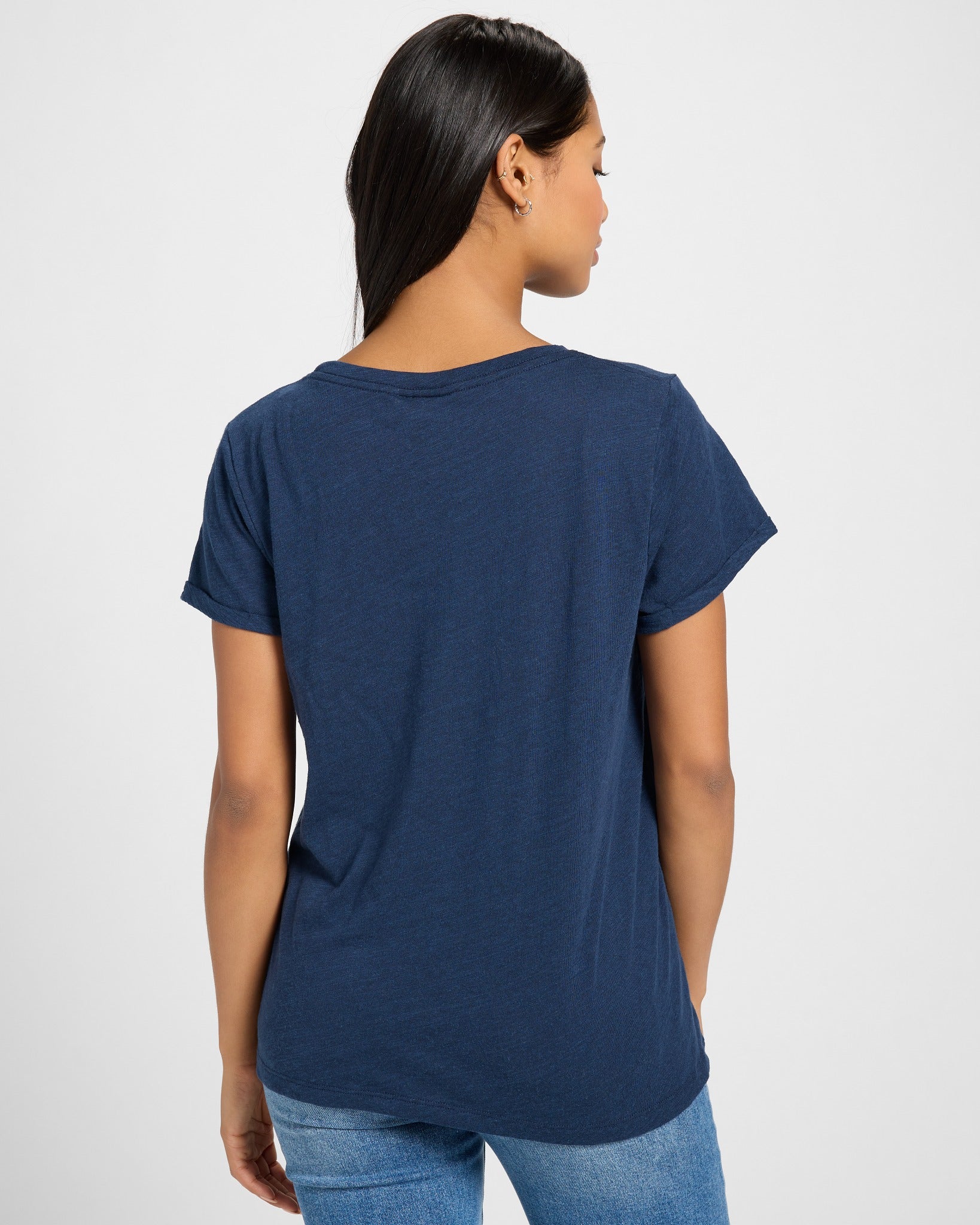 Navy $|& SEAS Everyday Graphic Tee - SOF Back