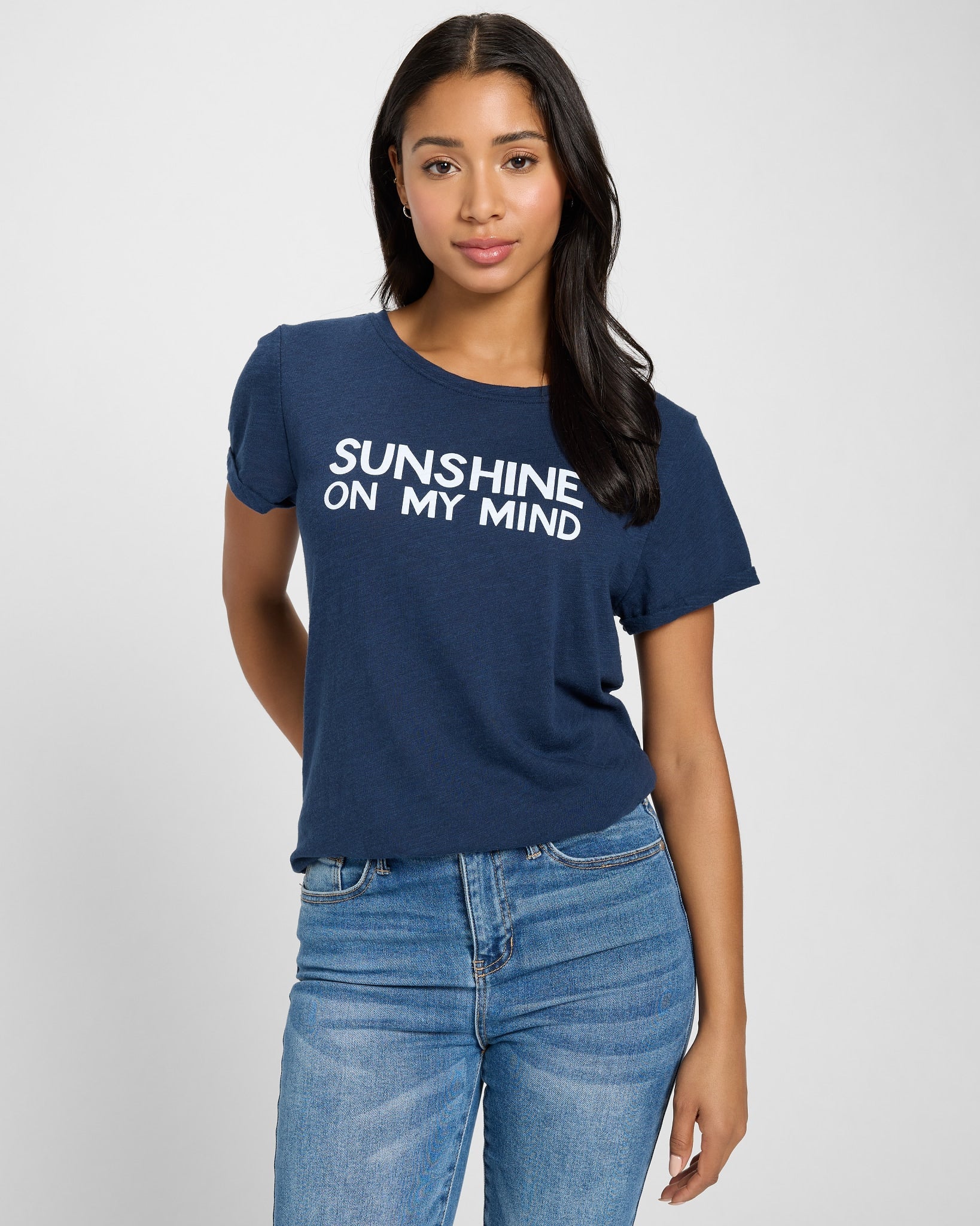 Navy $|& SEAS Everyday Graphic Tee - SOF Front