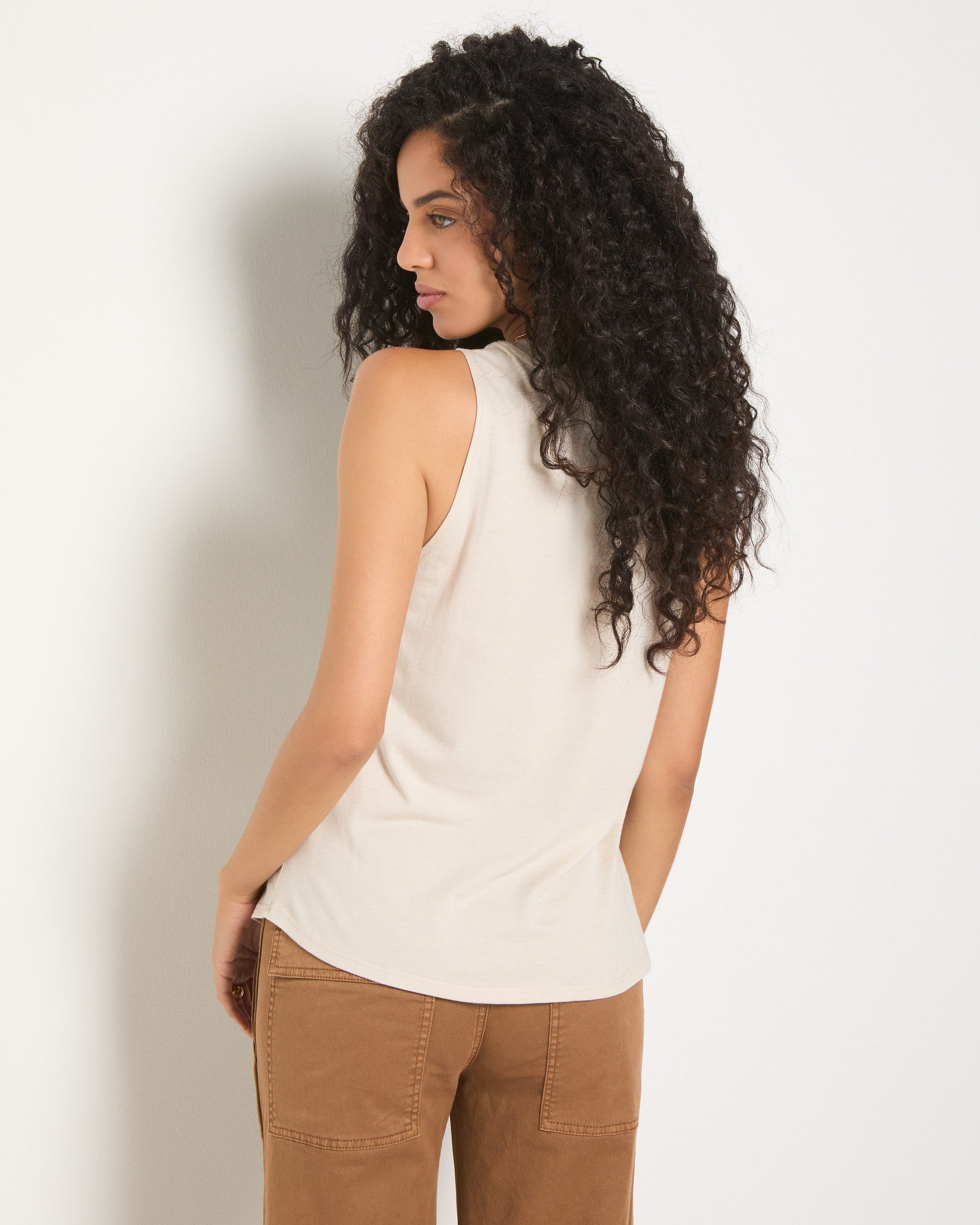 Birch $|& SEAS Grace Spritz Muscle Tank - SOF Back