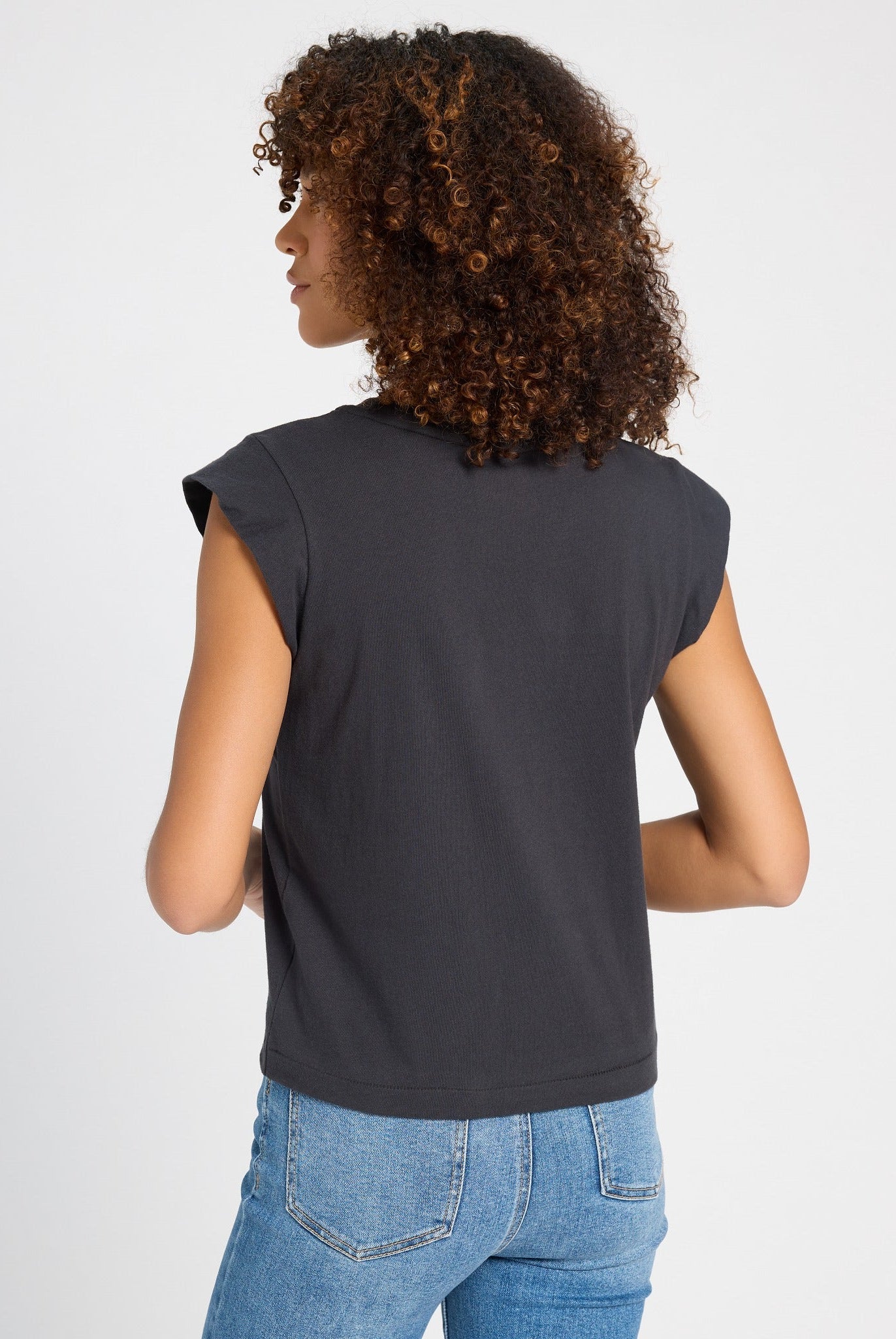 Faded Black $|& SEAS Tides Winged Muscle Tank - SOF Back