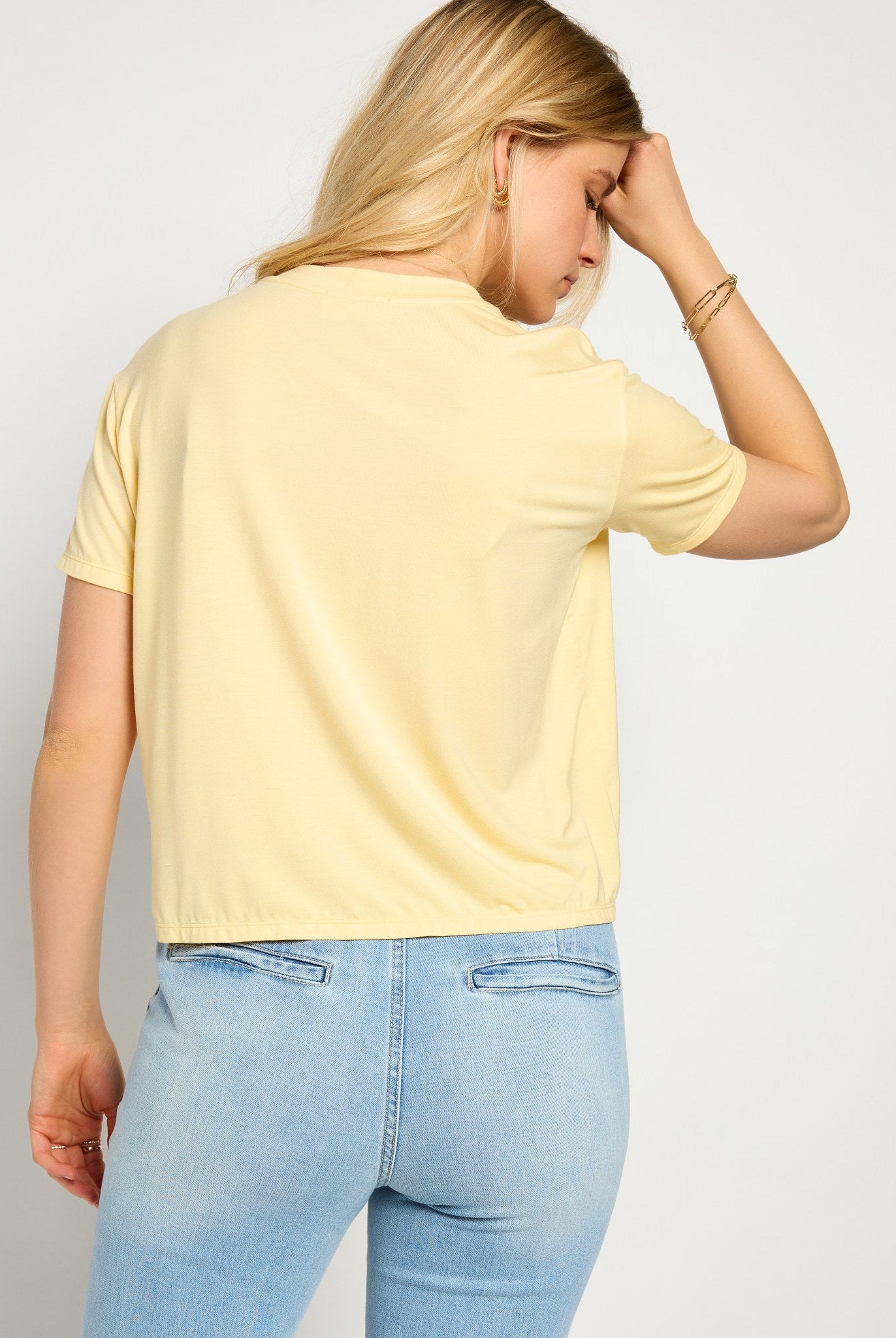 Butter $|& SEAS Newport Cropped Tee - SOF Back