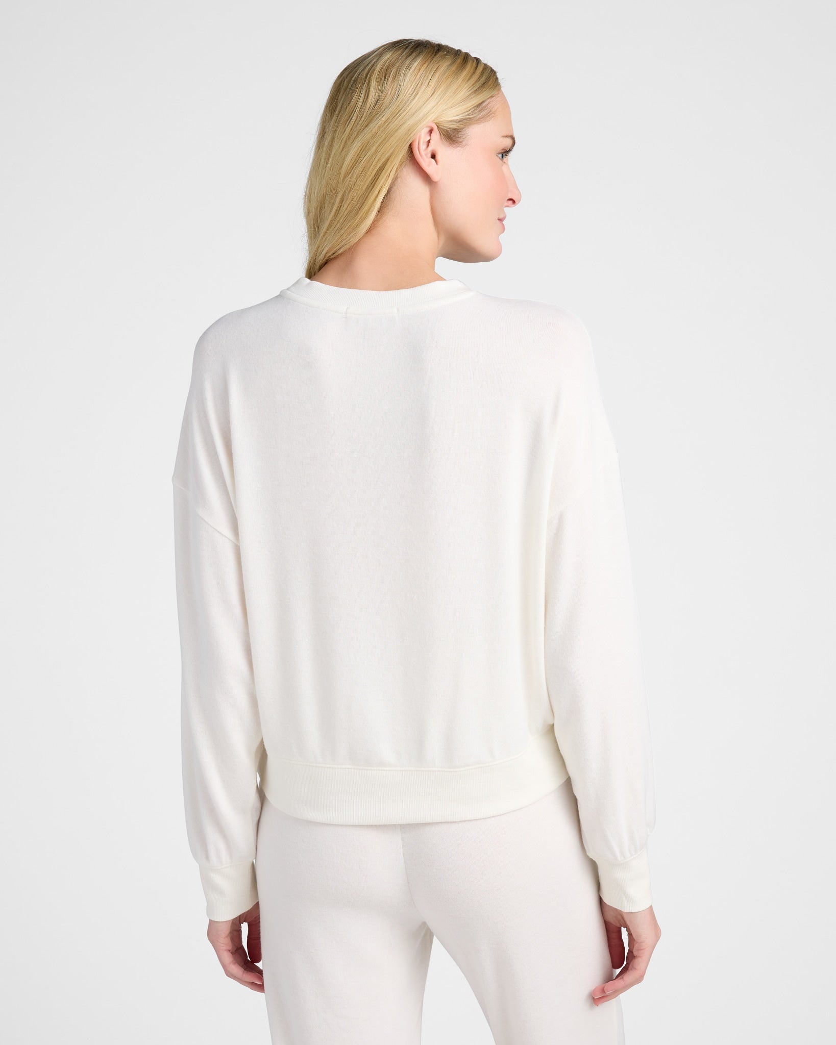 Cream $|& SEAS Star Hacci Graphic Crew - SOF Back