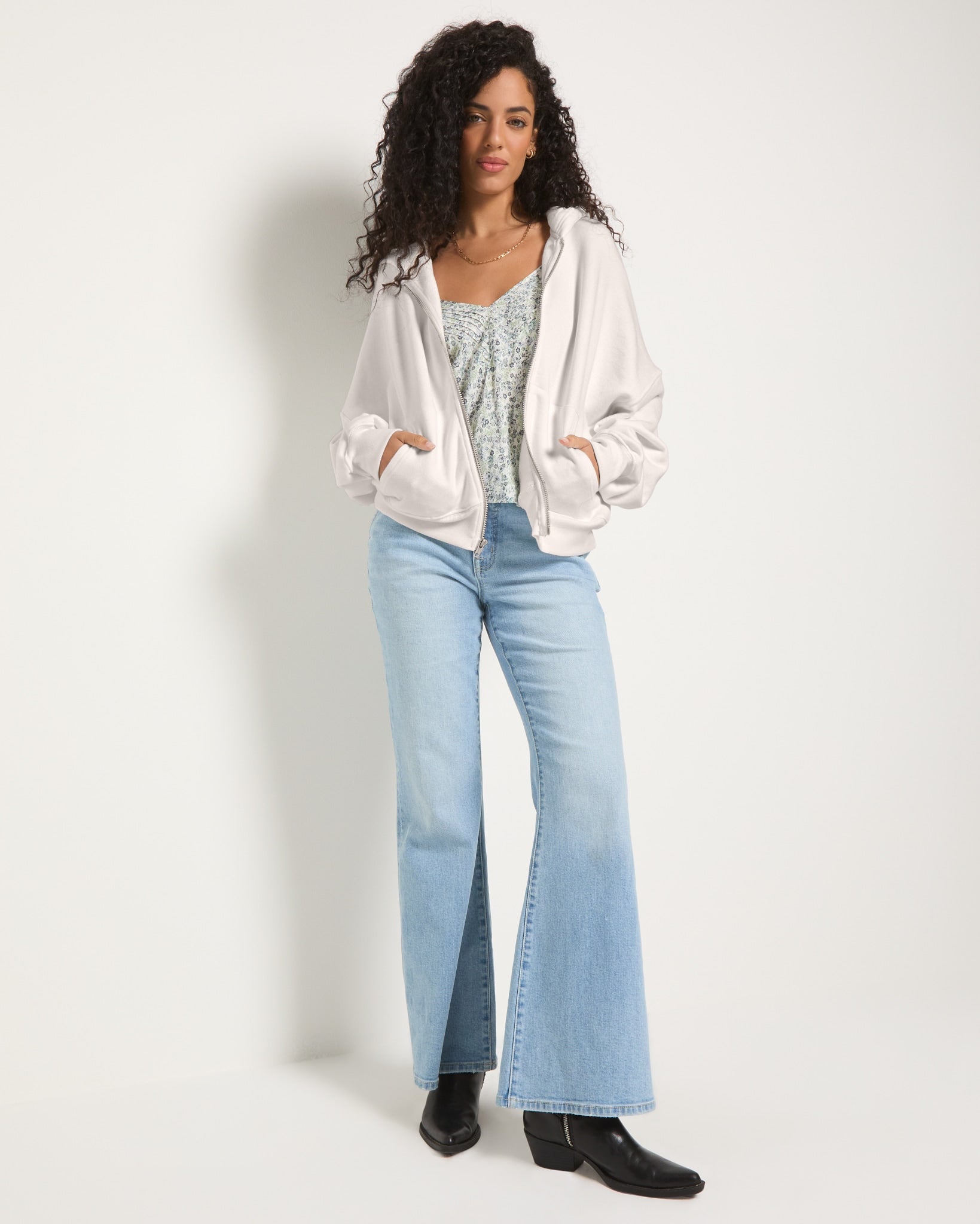 Cream $|& SEAS Reef Tide Zip Hoodie - UGC On Fig