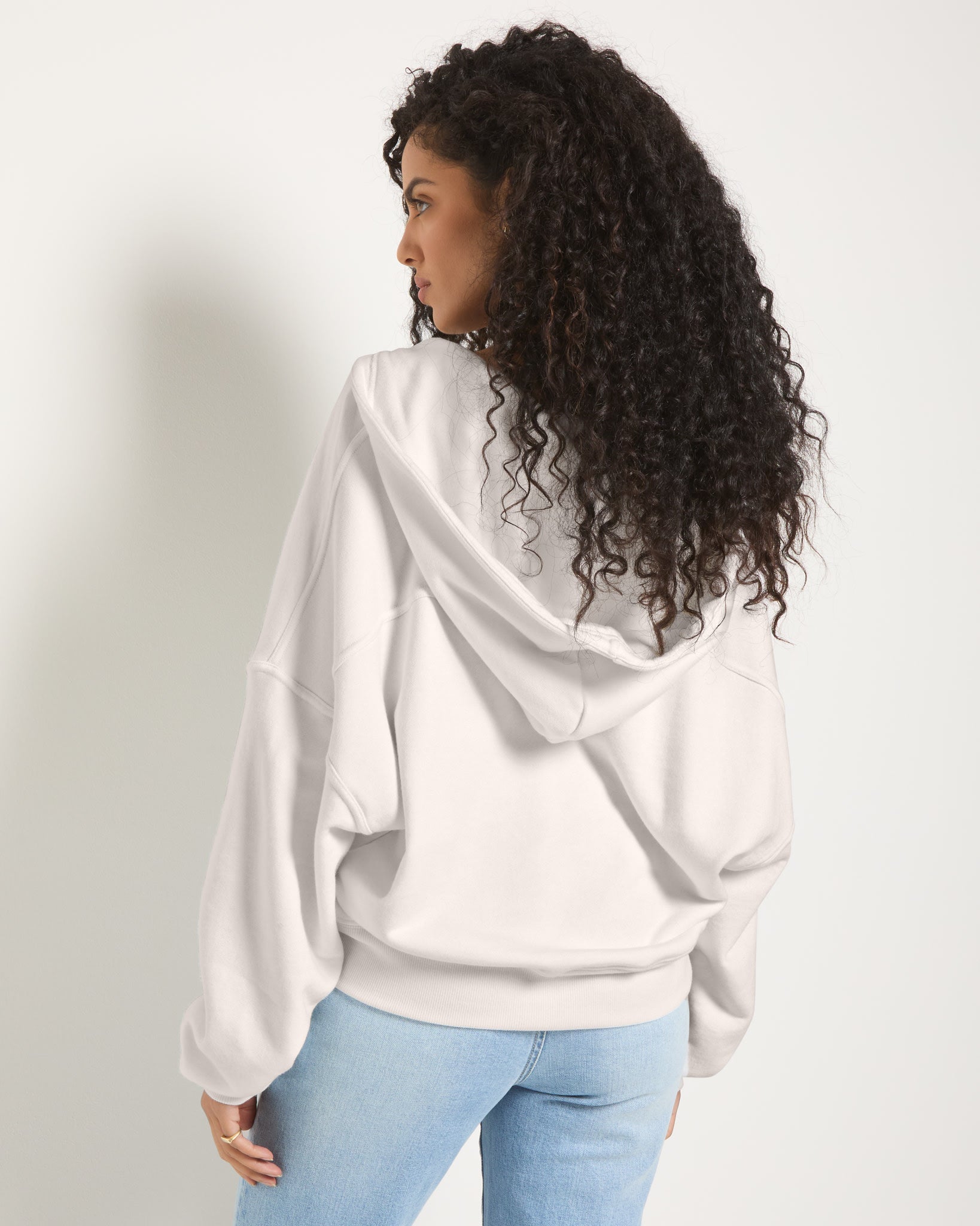 Cream $|& SEAS Reef Tide Zip Hoodie - SOF Back