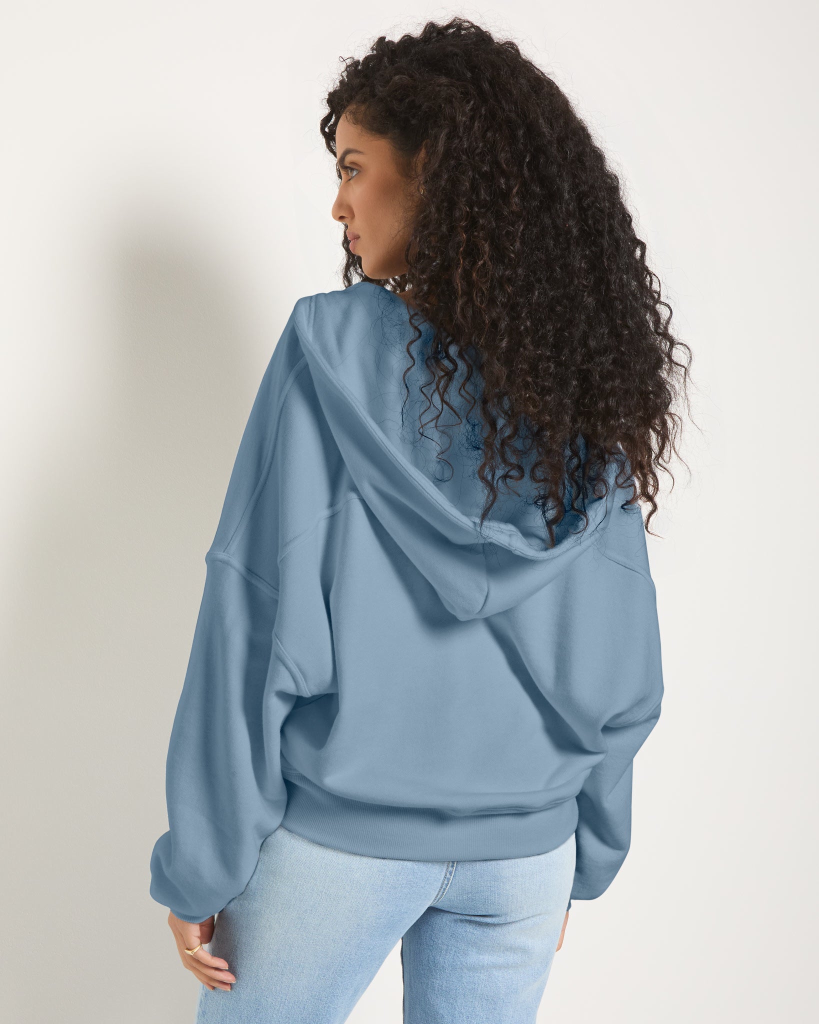 French Blue $|& SEAS Reef Tide Zip Hoodie - SOF Back