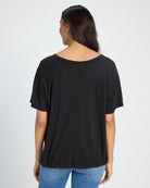Washed Black $|& SEAS Solstice Tee - SOF Back