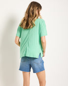 Washed Green Apple $|& SEAS Solstice Tee - SOF Back