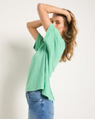 Washed Green Apple $|& SEAS Solstice Tee - SOF Full Front