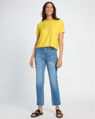 Amber Haze $|& SEAS Newport Cropped Tee - UGC On Fig