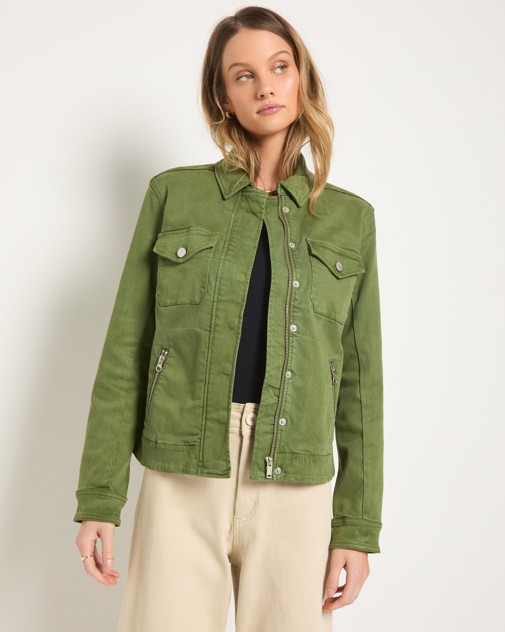 Matcha $|& SEAS Potrero Twill Jacket - SOF Front