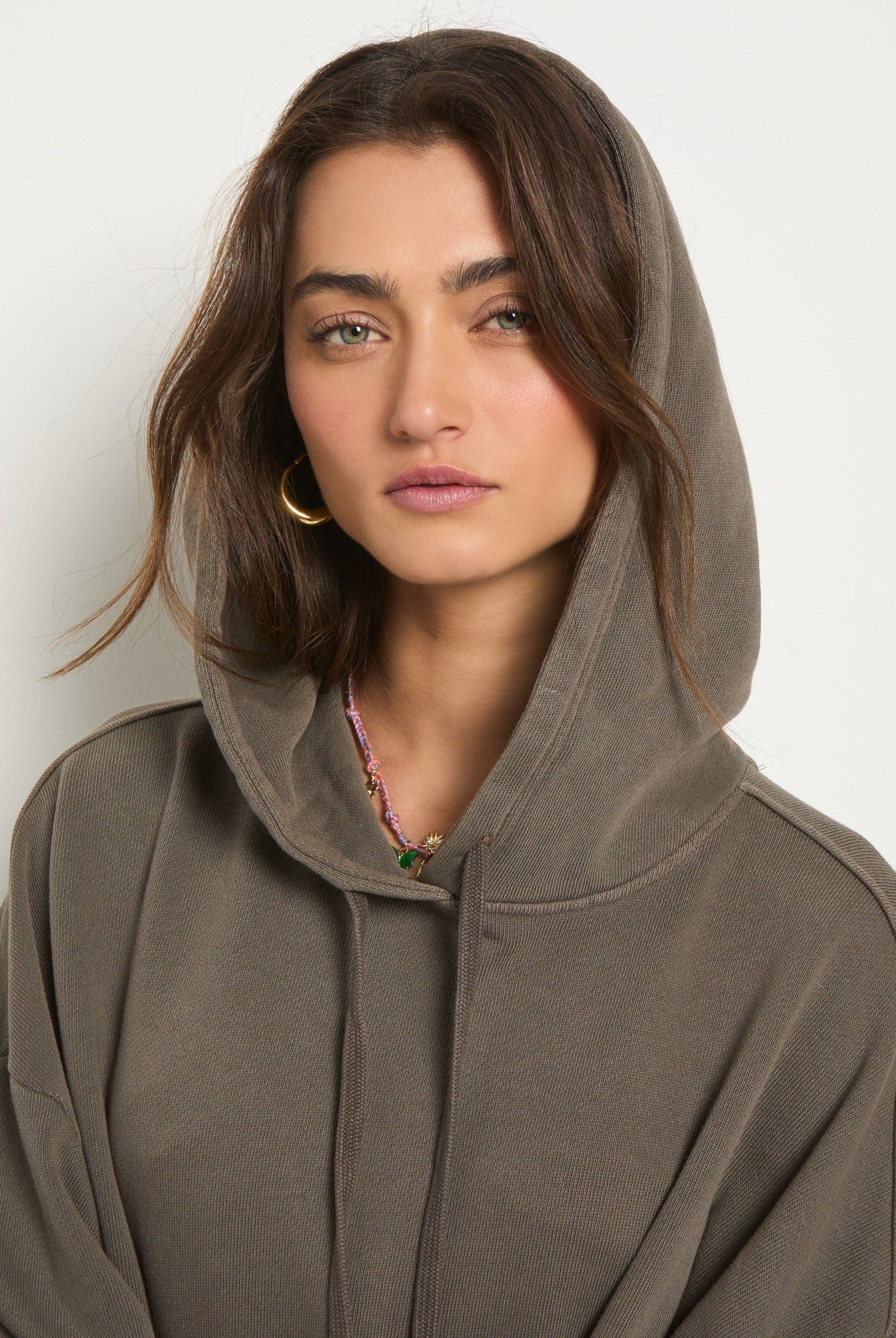 Truffle $|& SEAS Bayside Mineral Wash Hoodie - SOF Full Front