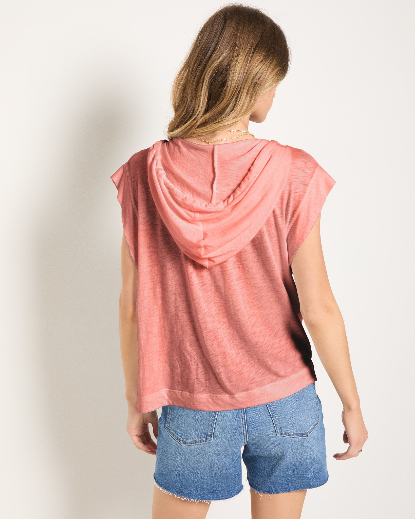 Sun Kissed $|& SEAS Seastone Hooded Tee - SOF Back