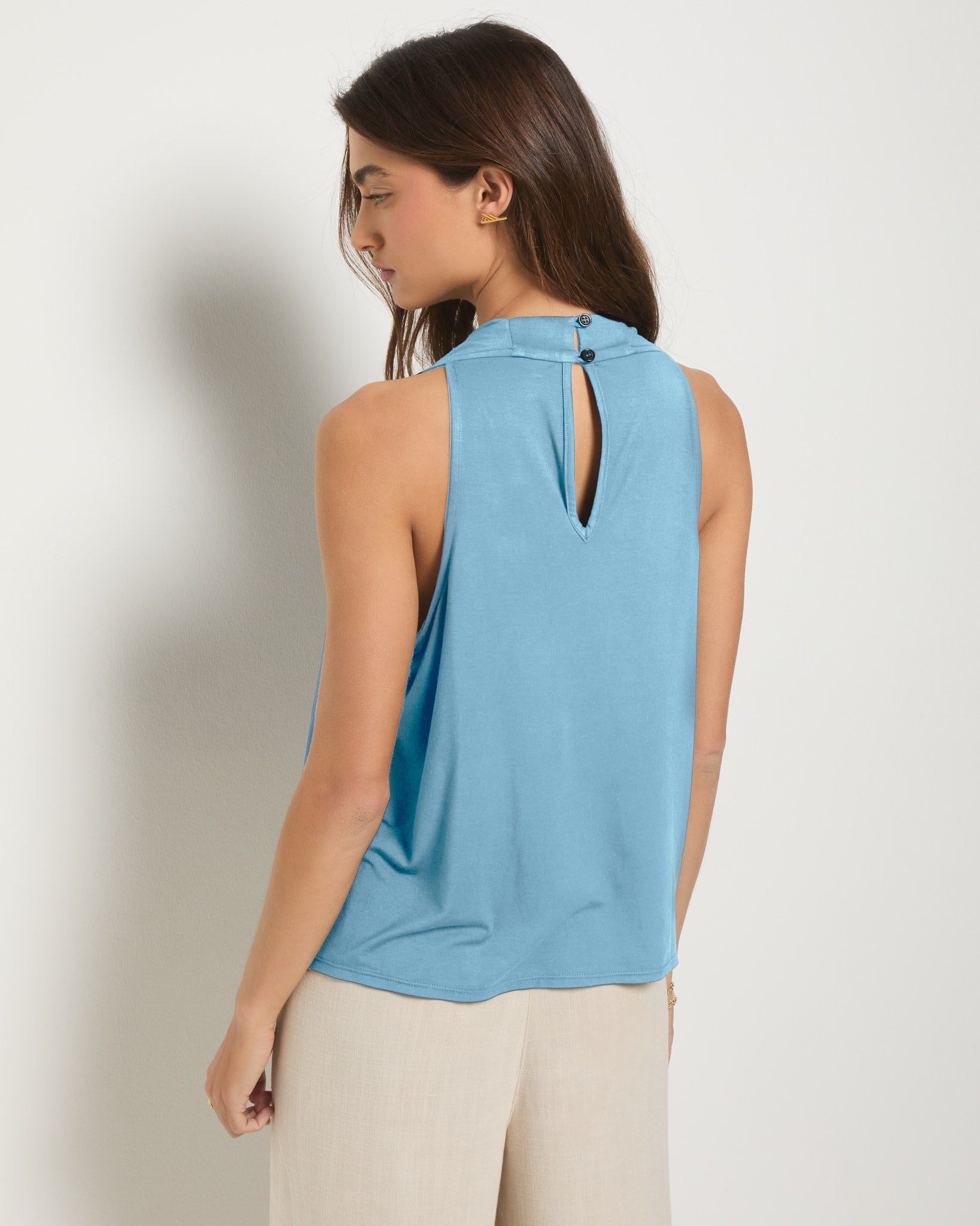 Wave $|& SEAS Haven Cowl Neck Tank - SOF Back
