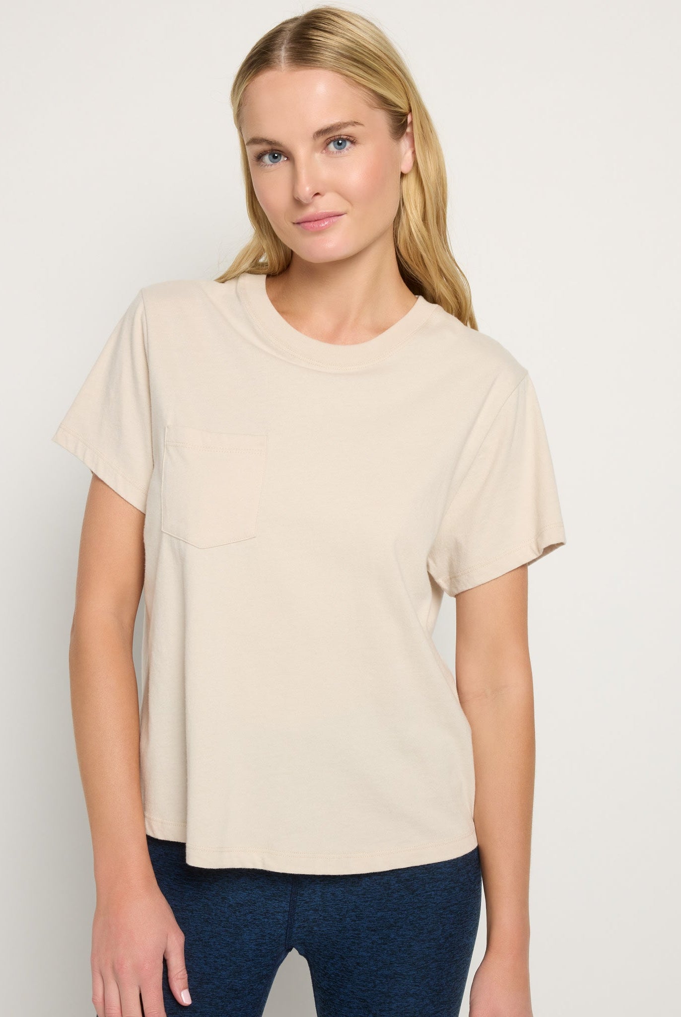 Birch $|& SEAS Luna Pocket Tee - SOF Front