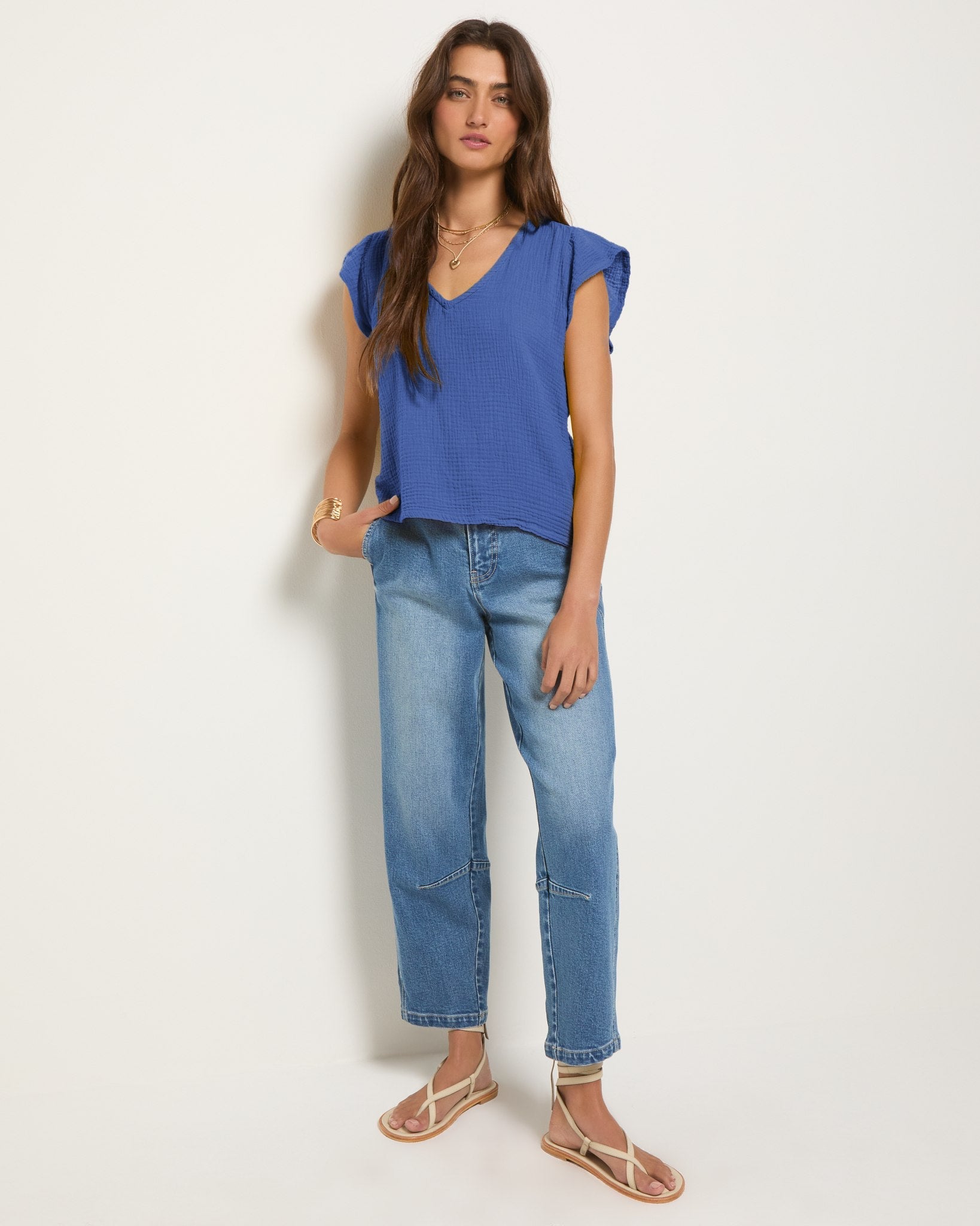 Clearwater $|& SEAS Gulls Gauze Tank - UGC On Fig