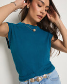 Deep Sea $|& SEAS Sunkissed Knot Front Tank - SOF Full Front
