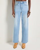 Lakeside $|& SEAS Saltwater Wide Leg Jean - SOF Front