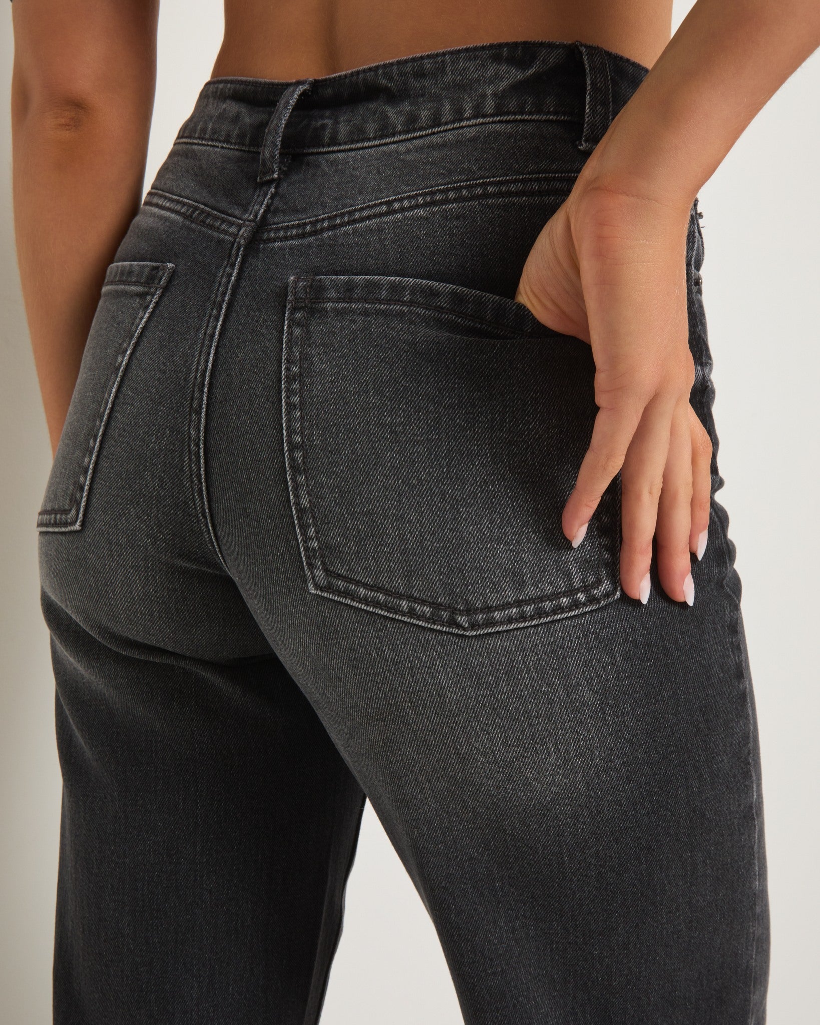 Midnight $|& SEAS Saltwater Wide Leg Jean - VOF Front