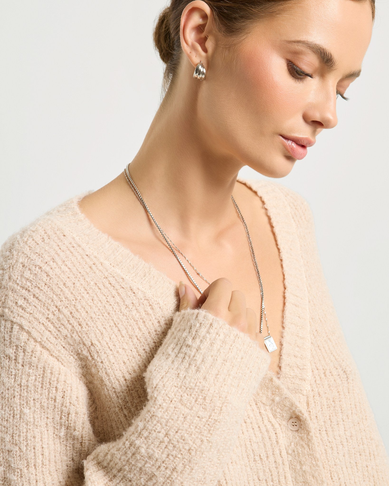 Cream $|& SEAS Easy to Love Cardigan - SOF Full Front