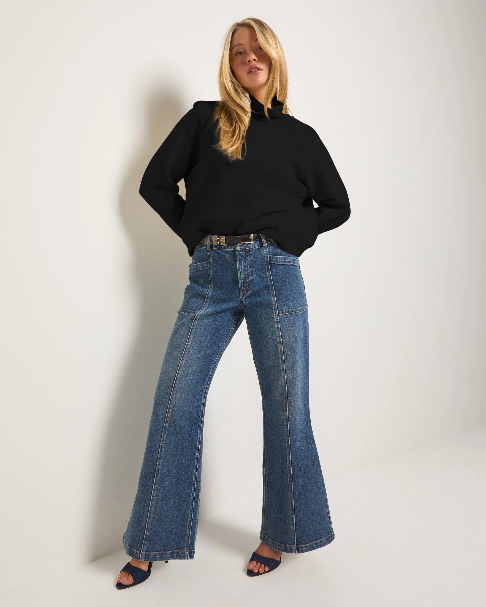 Storm $|& SEAS Nomad Flare Jean - UGC On Fig