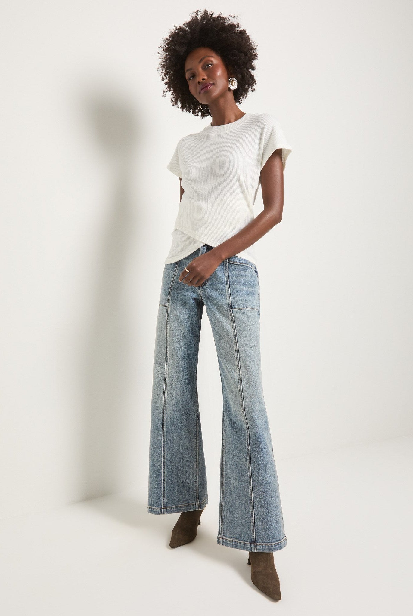 White Water $|& SEAS Nomad Flare Jean - UGC On Fig