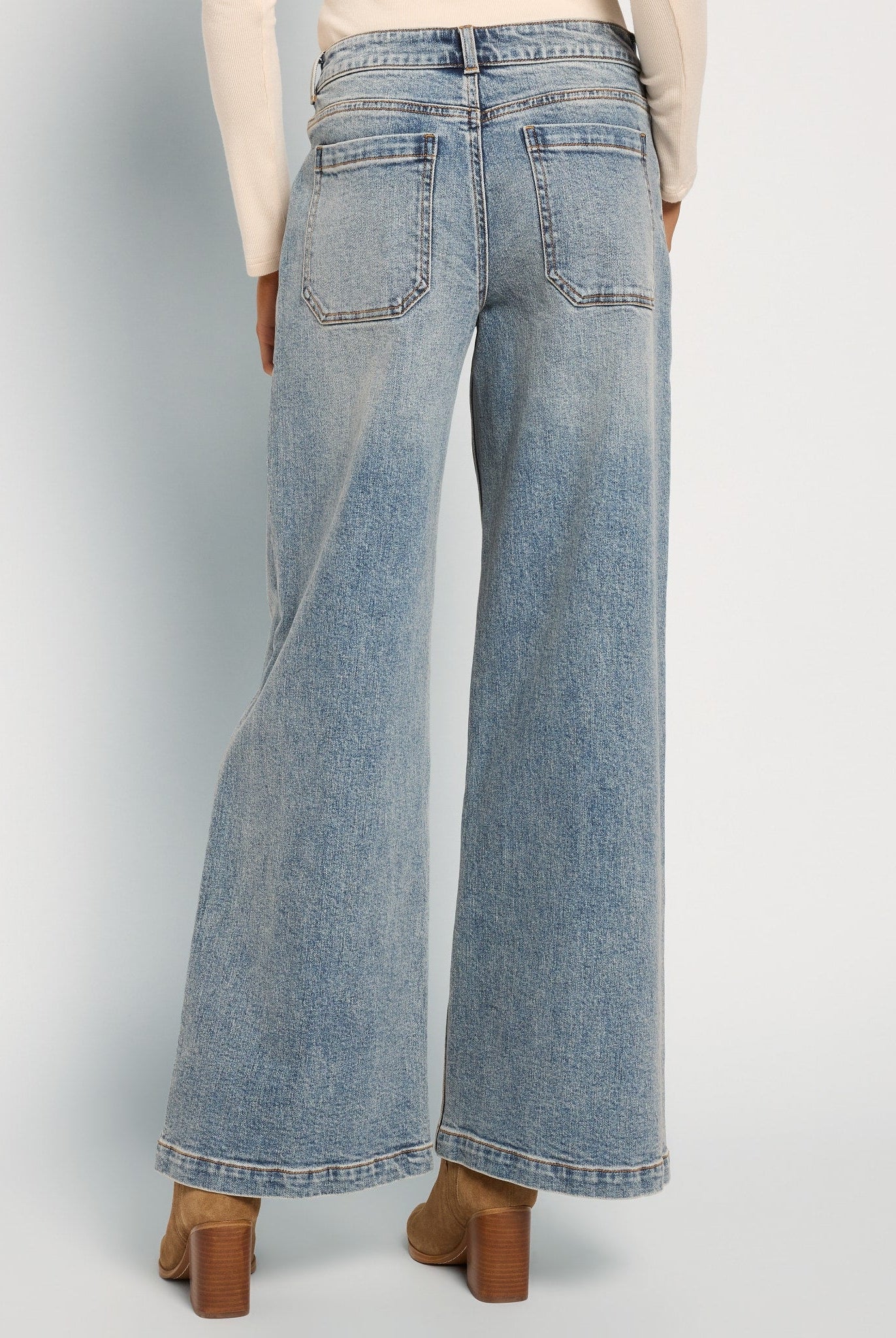 White Water $|& SEAS Nomad Flare Jean - SOF Back