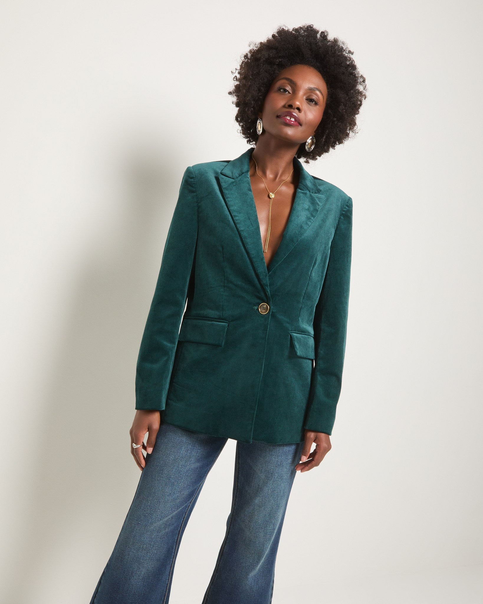 Pinecrest $|& SEAS Ivy Corduroy Blazer - VOF Front
