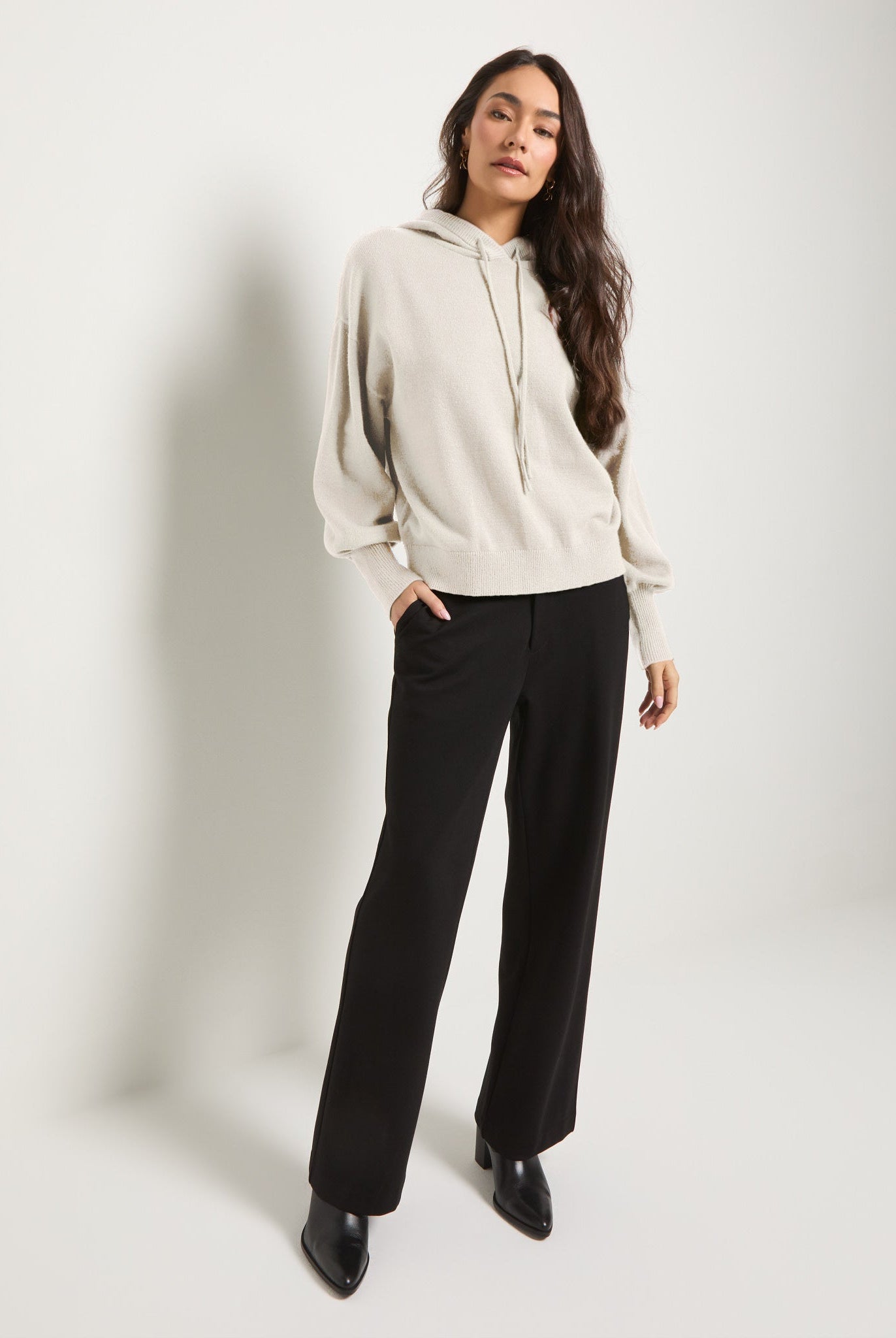 Cream $|& SEAS Grove Hooded Sweater - UGC On Fig