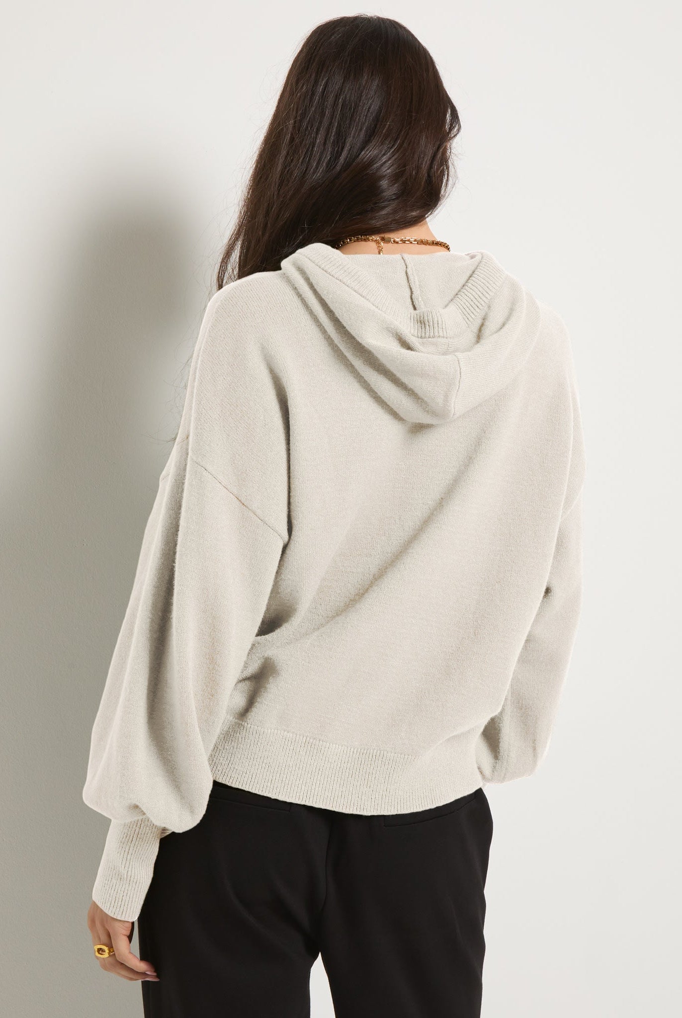 Cream $|& SEAS Grove Hooded Sweater - UGC On Fig