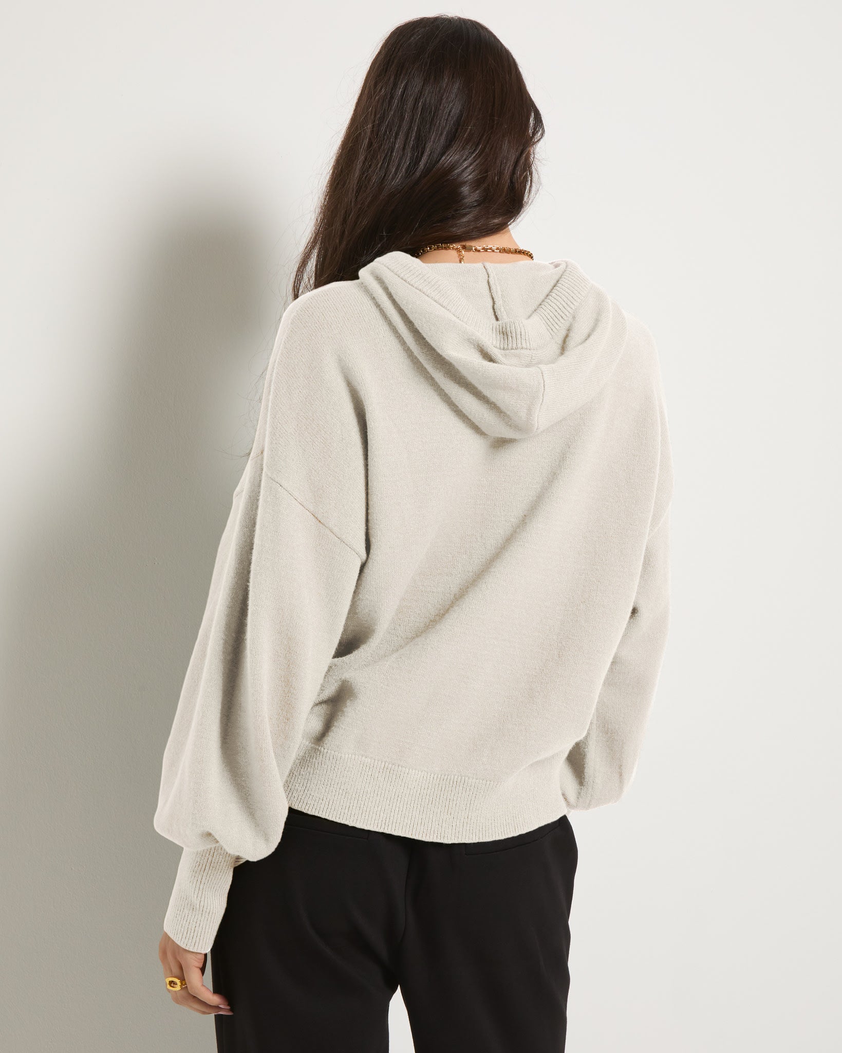 Cream $|& SEAS Grove Hooded Sweater - UGC On Fig
