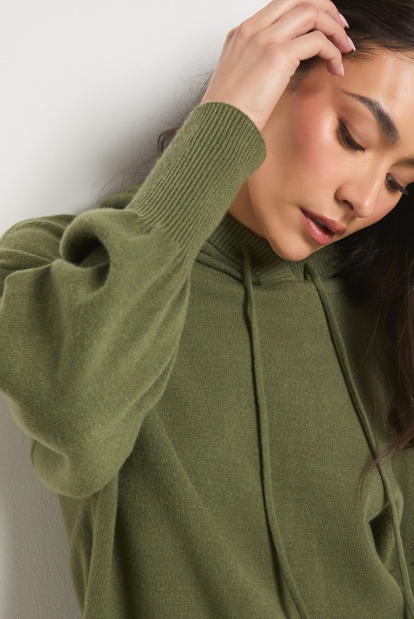 Olive Branch $|& SEAS Grove Hooded Sweater - SOF Full Front