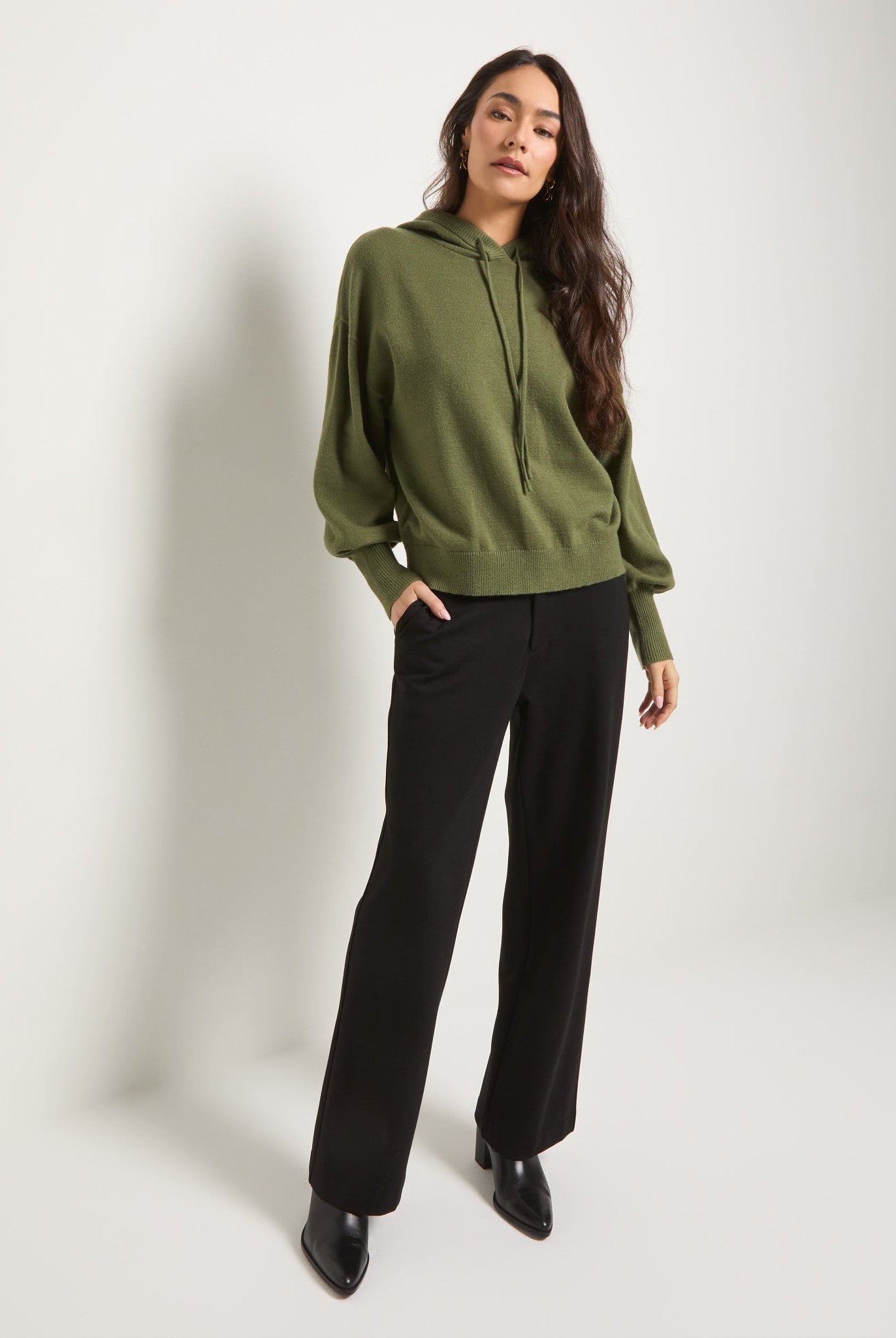 Olive Branch $|& SEAS Grove Hooded Sweater - UGC On Fig