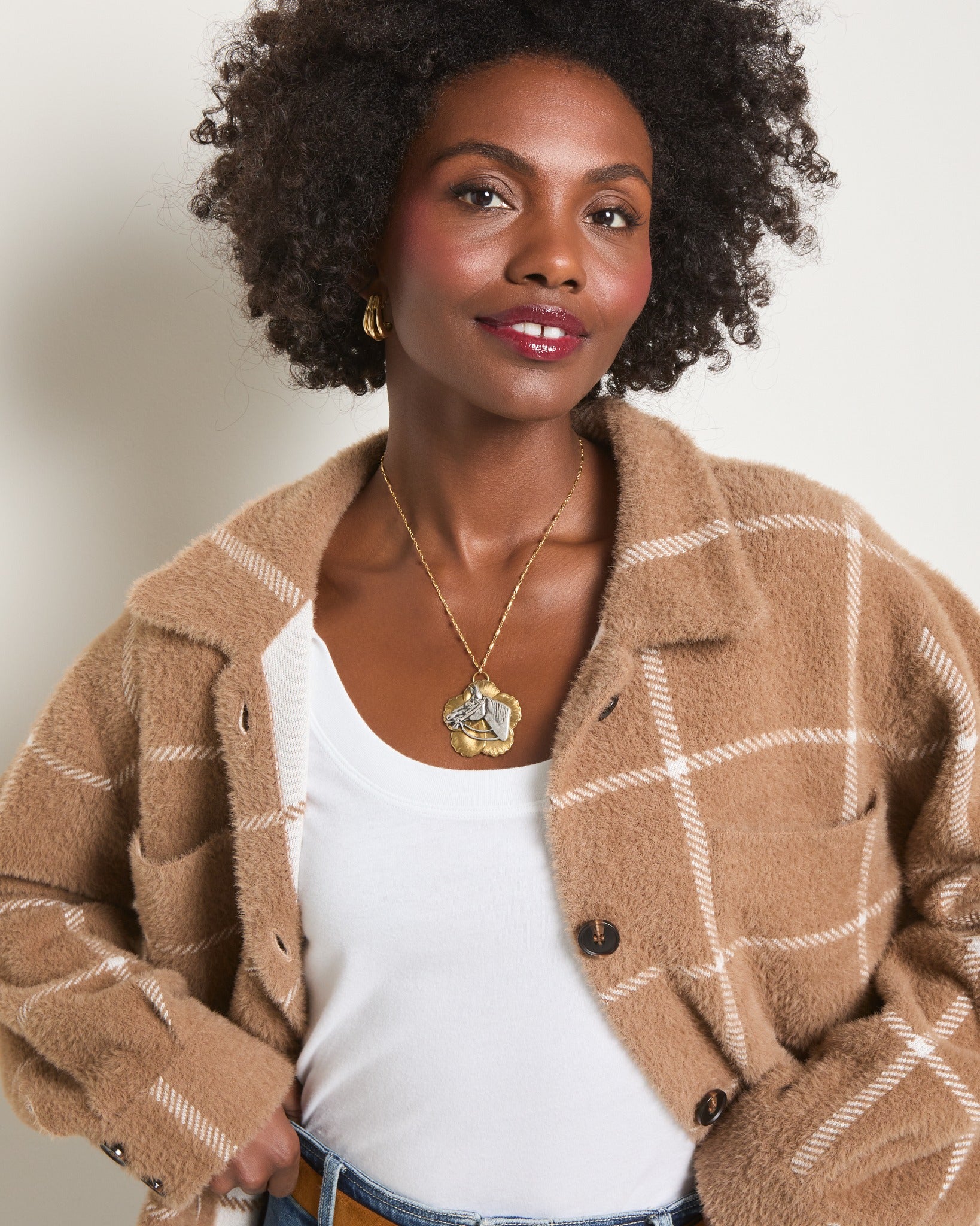 Dune $|& SEAS Daydreamer Shacket - SOF Full Front