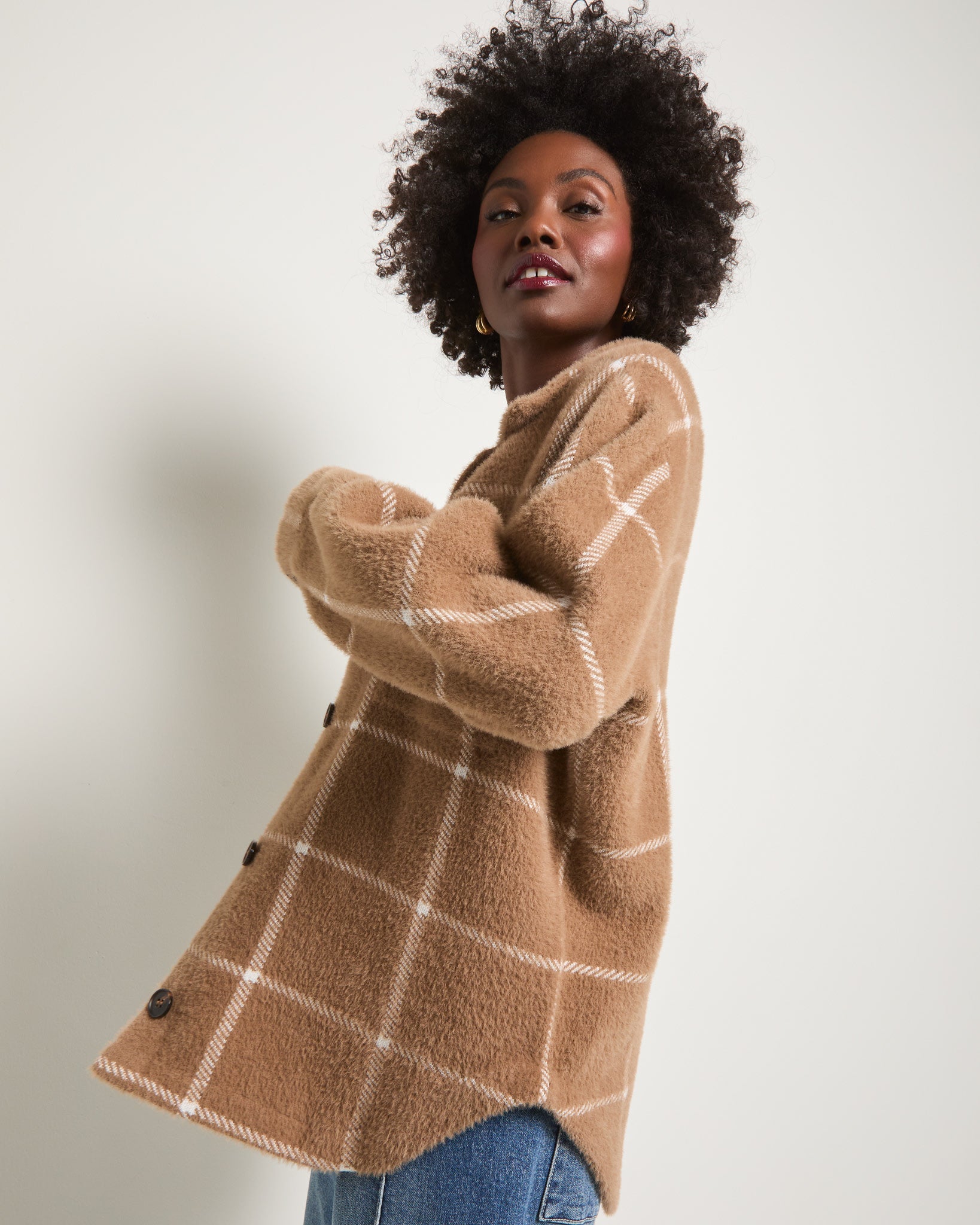 Dune $|& SEAS Daydreamer Shacket - SOF Front