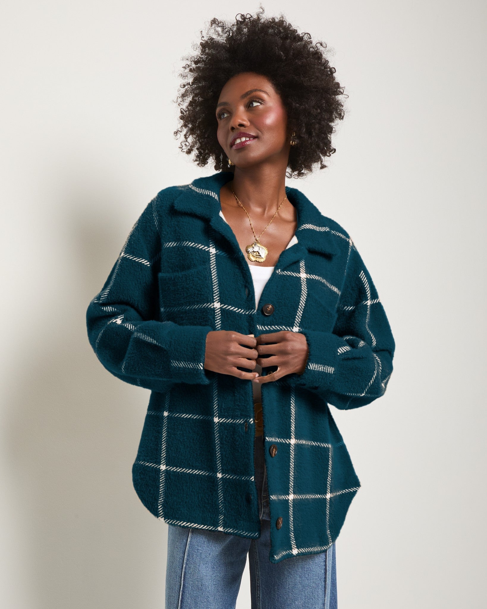 Deep Sea $|& SEAS Daydreamer Shacket - SOF Front