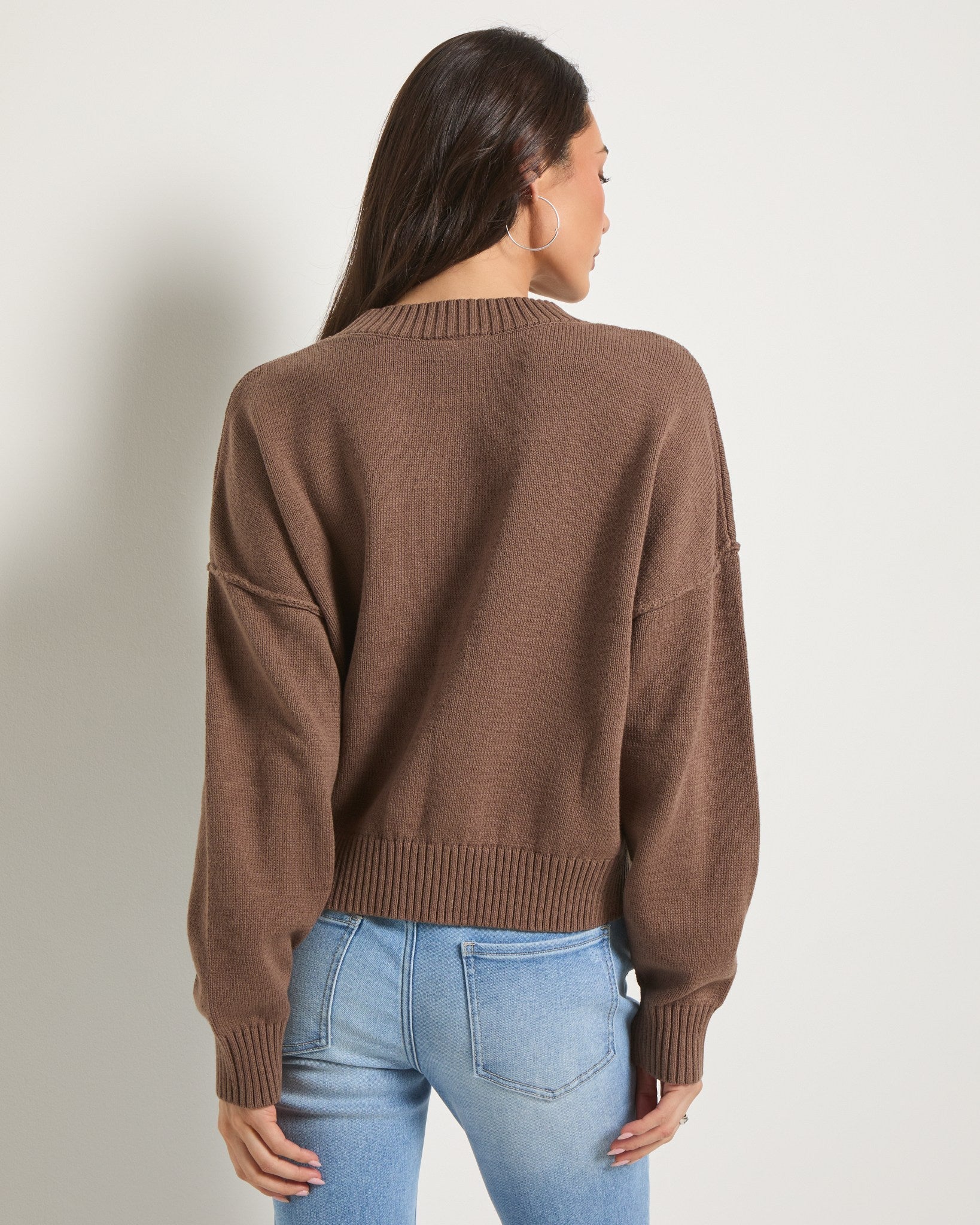 Dune $|& SEAS Melody Reverse Seam Sweater - SOF Back