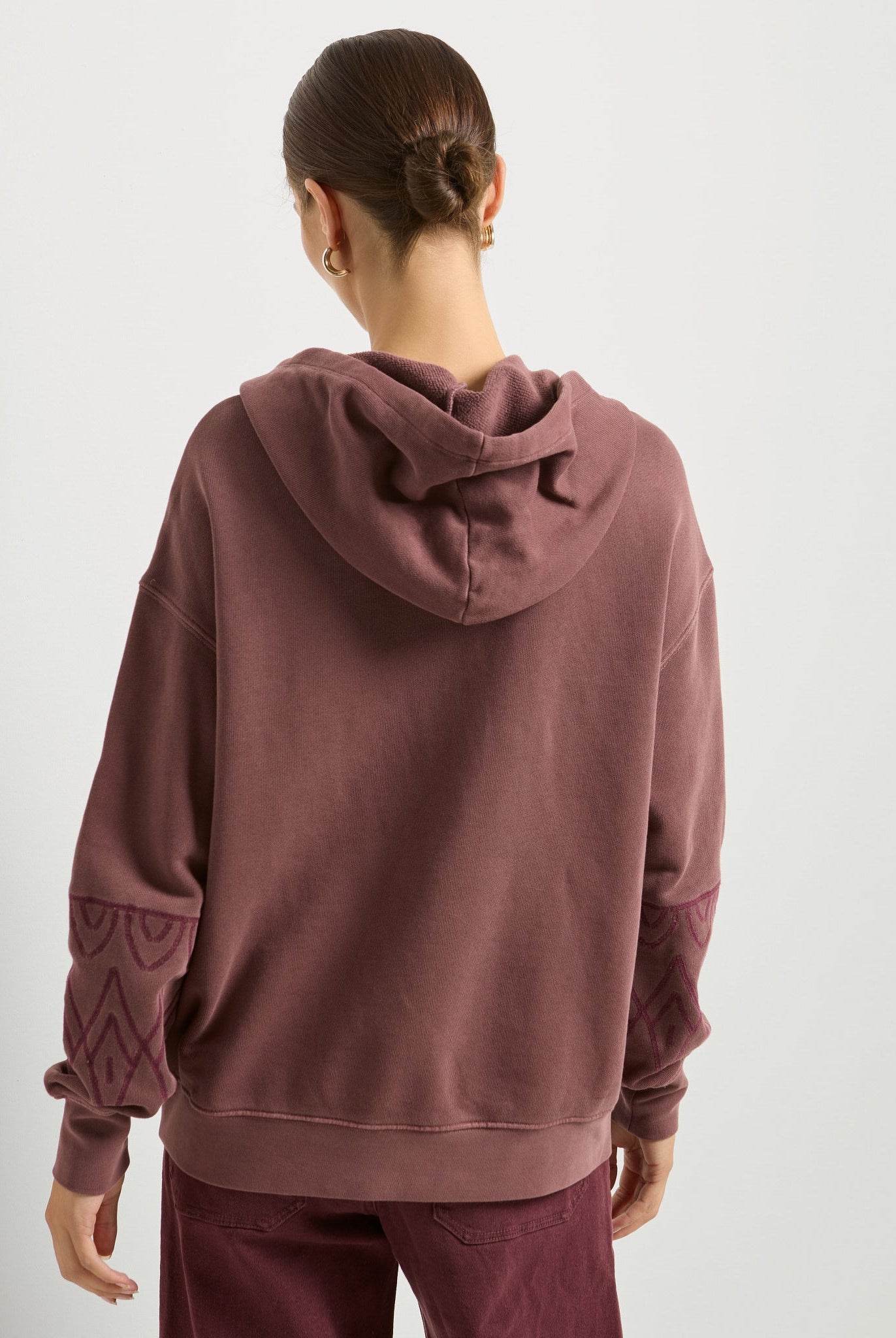 Black Cherry $|& SEAS Free Spirit Hoodie - SOF Back