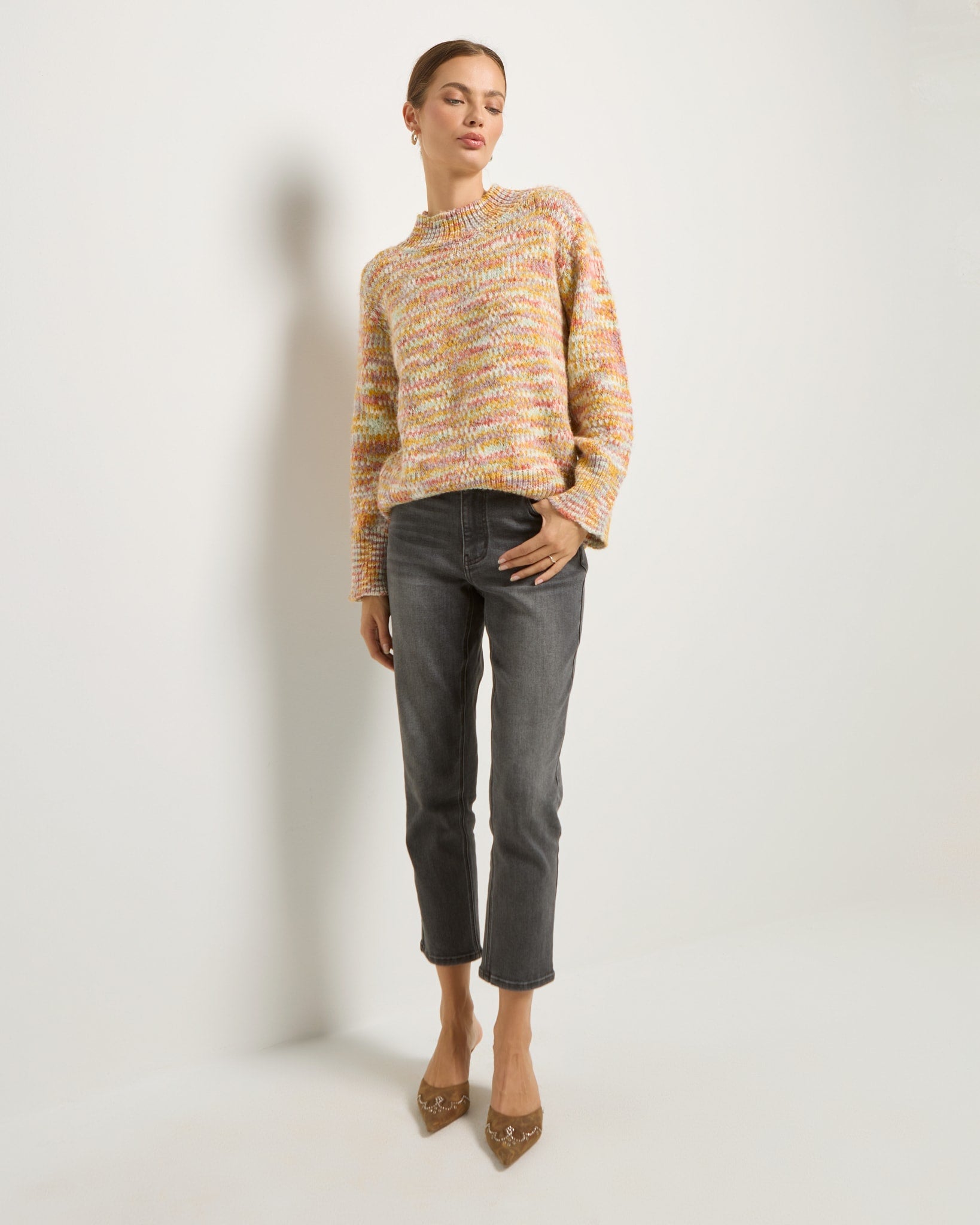 Multi $|& SEAS Ventura Boyfriend Sweater - SOF Full Front