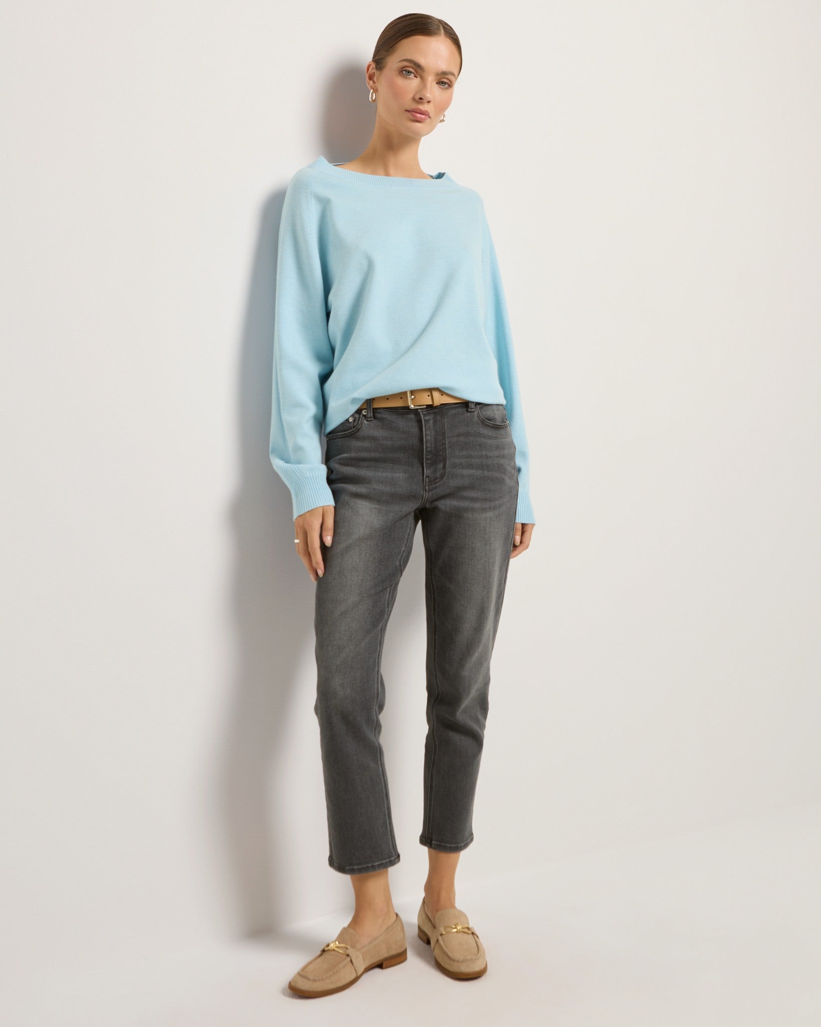 Heather Ice $|& SEAS Harmony Tunic Sweater - UGC On Fig