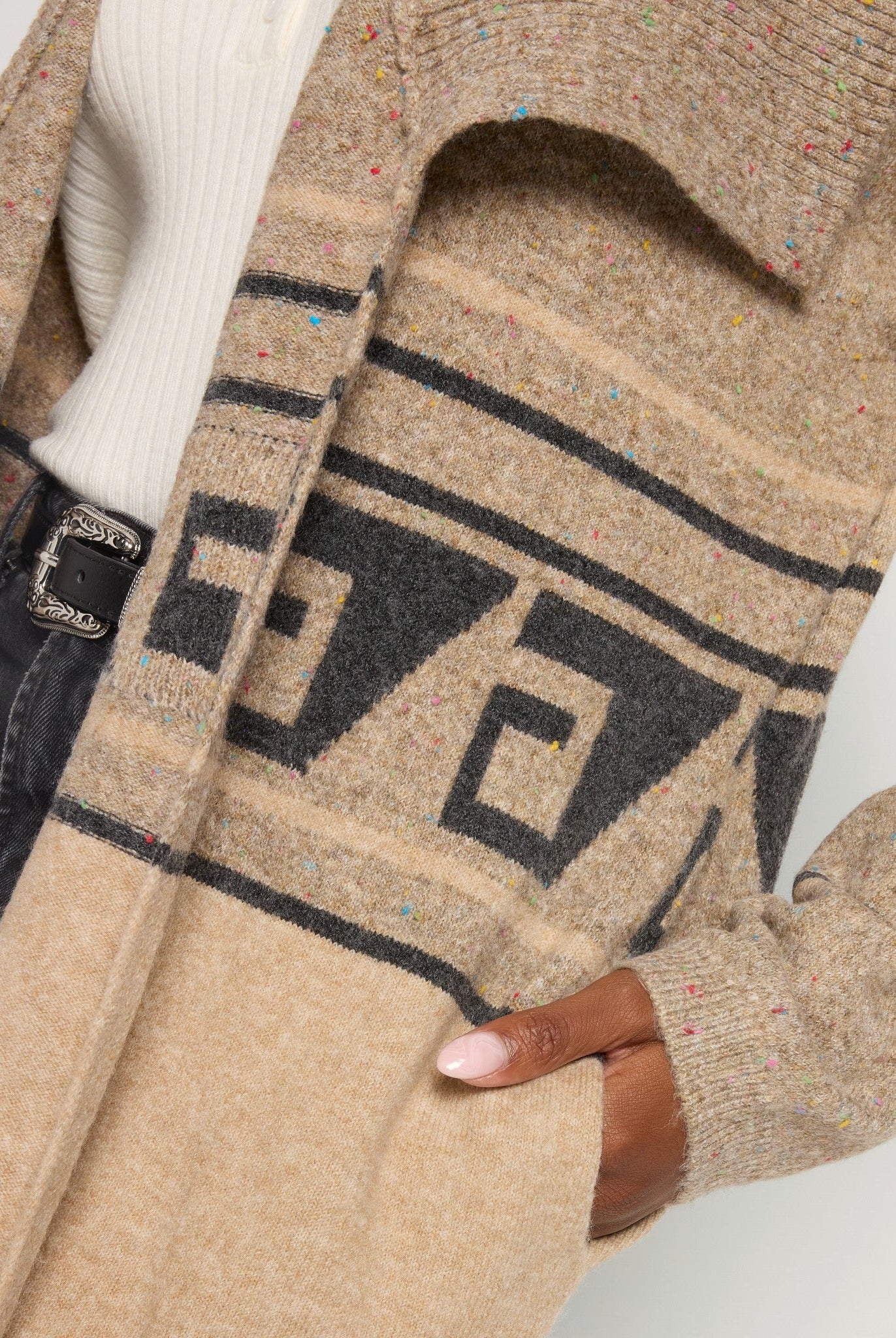 Birch Geo $|& SEAS Canyon Duster Cardigan - SOF Full Front