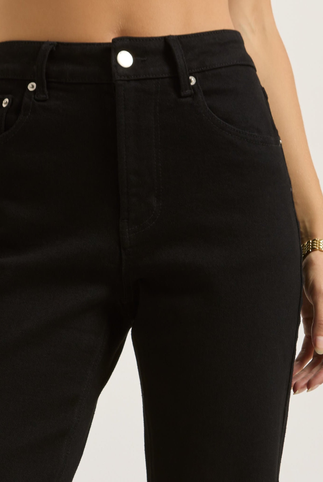 Black $|& SEAS Billy Bootcut Jean - VOF Front