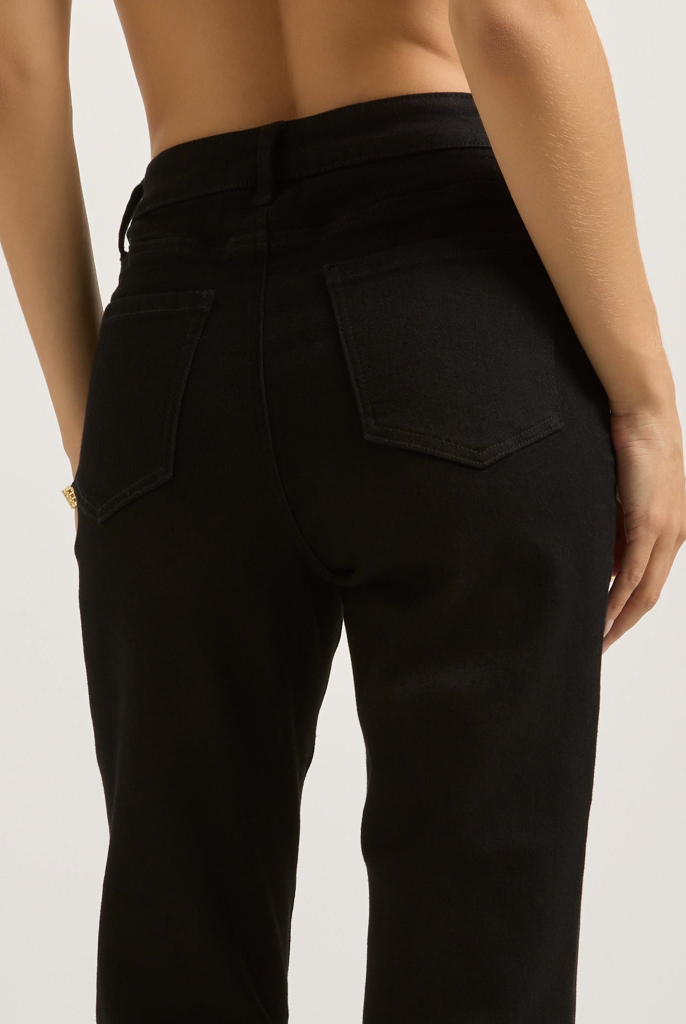 Black $|& SEAS Billy Bootcut Jean - SOF Full Front