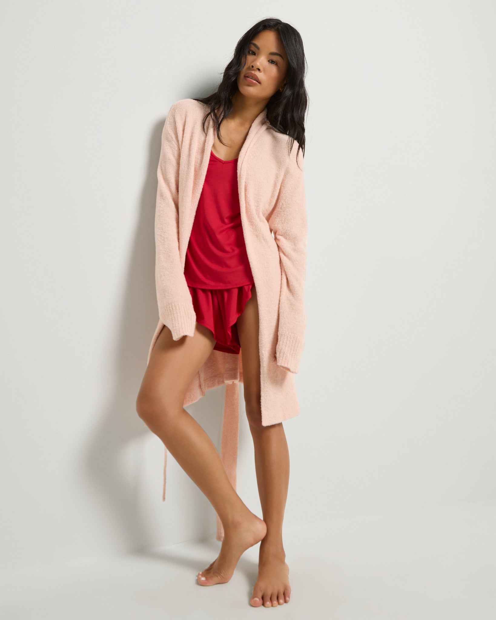 Rose $|& SEAS Evening Blanket Wrap - VOF Front