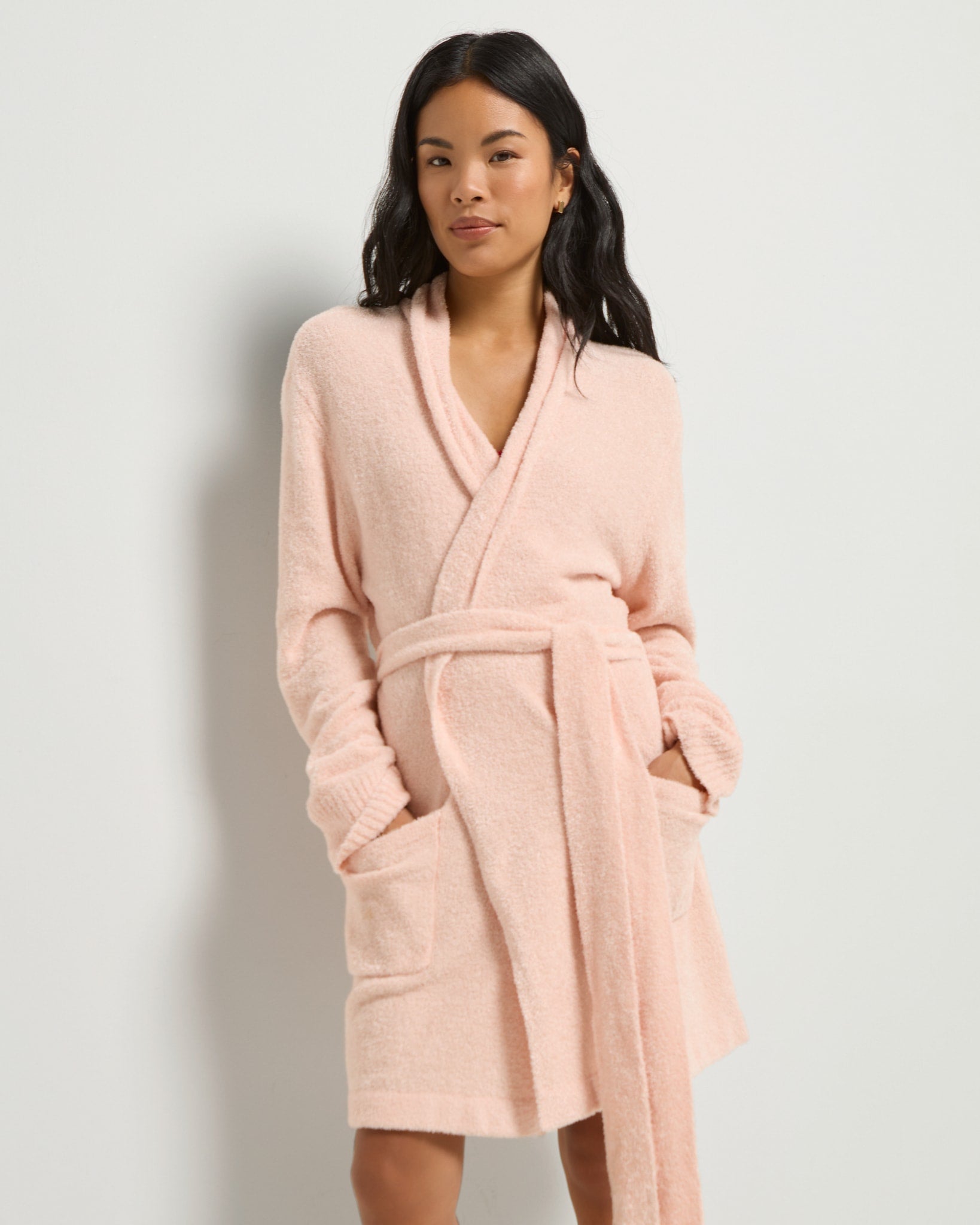 Rose $|& SEAS Evening Blanket Wrap - SOF Front