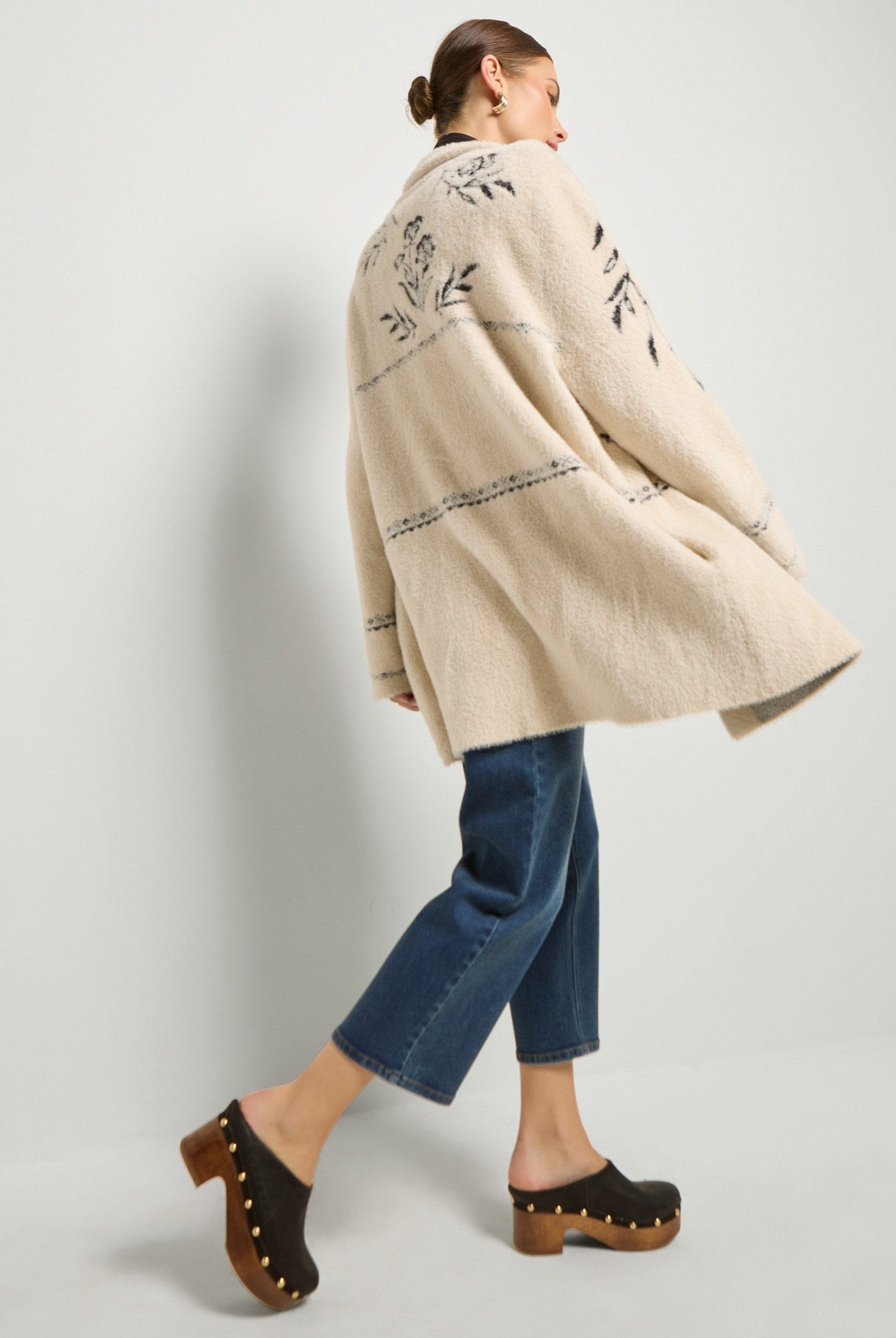 Cream $|& SEAS Luxe Coatigan - VOF Side