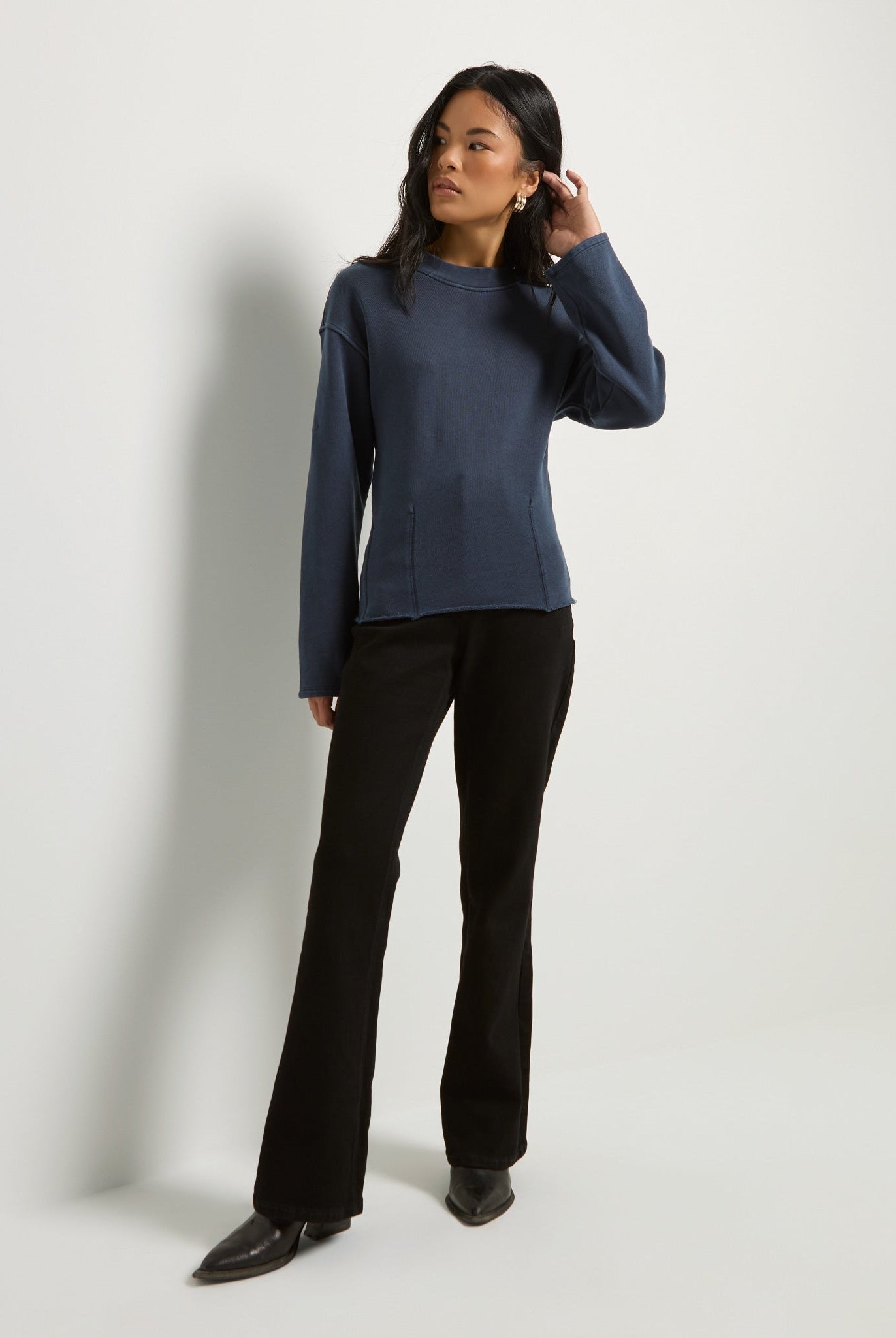 Mariner Midnight $|& SEAS Blaze Fitted Sweatshirt - UGC On Fig