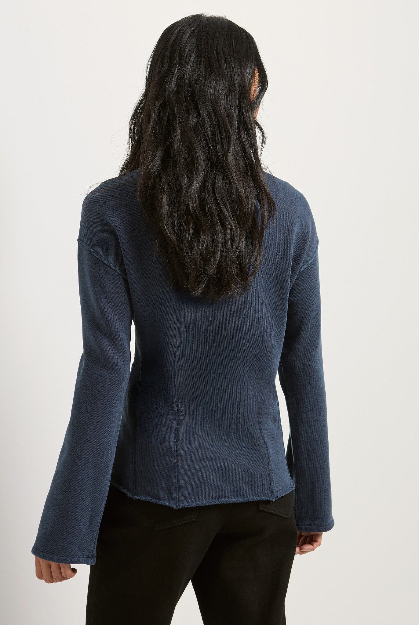 Mariner Midnight $|& SEAS Blaze Fitted Sweatshirt - SOF Back