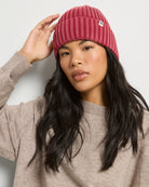 Washed Red $|& SEAS SEAS Acid Wash Beanie - SOF Front
